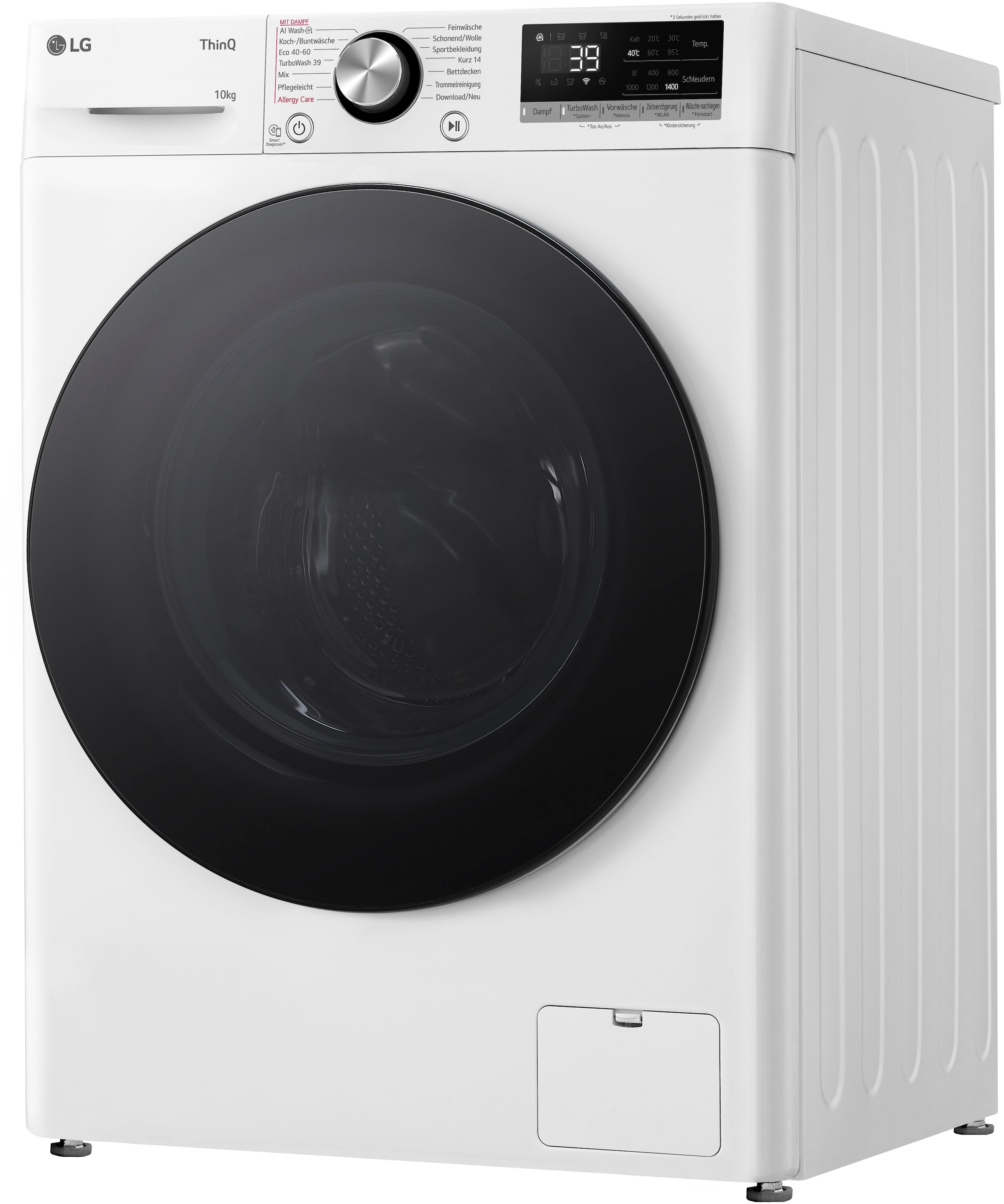 LG Waschmaschine Serie 7 »F4WR700Y«, 10 kg, 1400 U/min, Steam-Funktion
