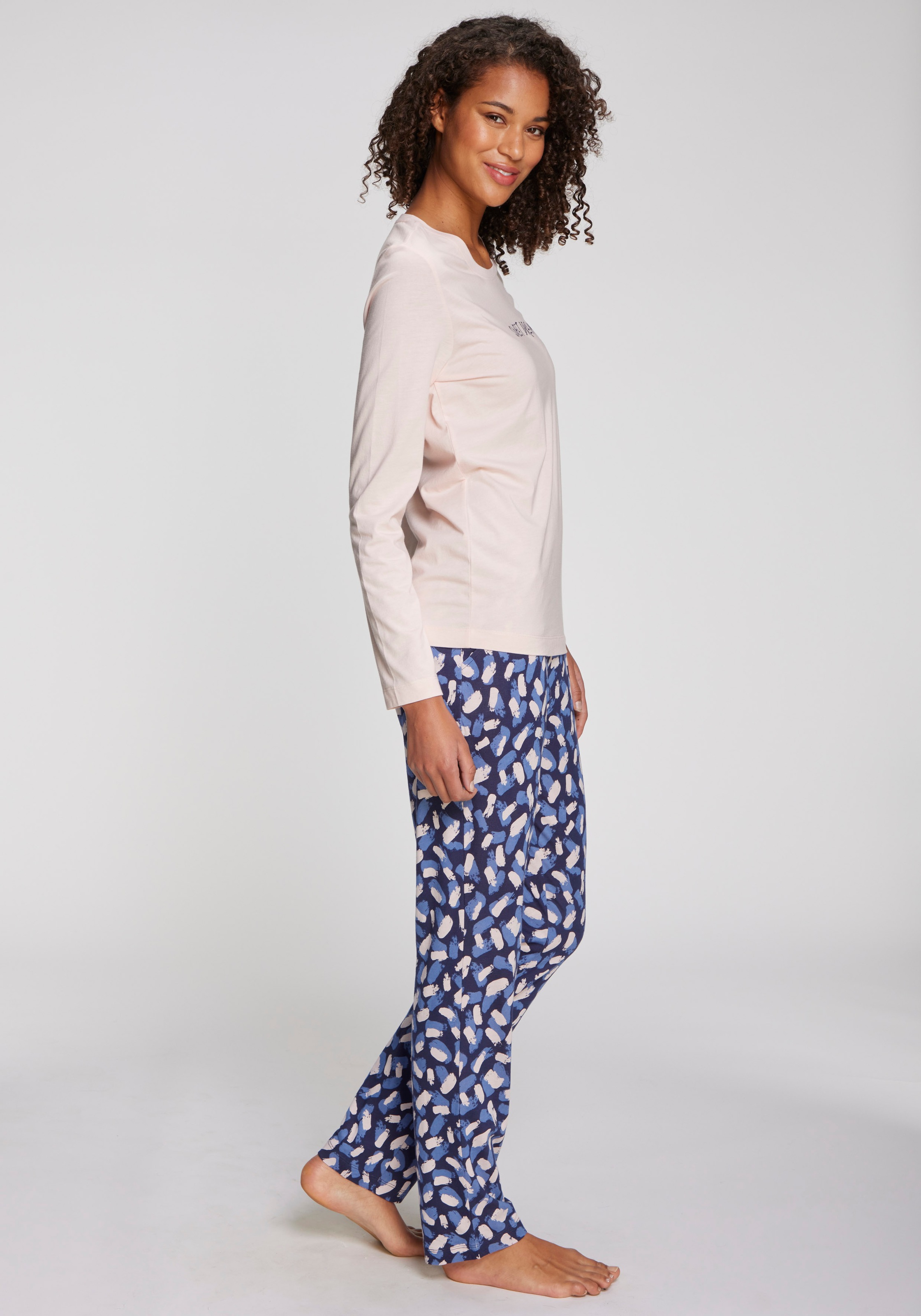 Thumbnail - s.Oliver Pyjamahose Mit schönem Alloverdruck
