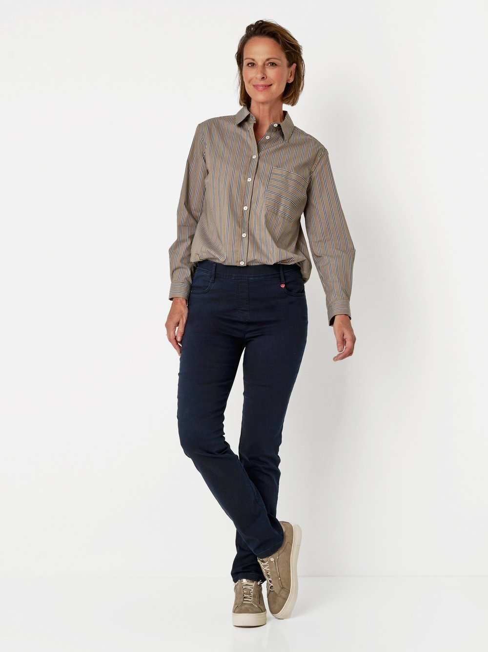 Relaxed Stretch-Hose »Alice Slim«  mit sehr bequemem Schlupfbund