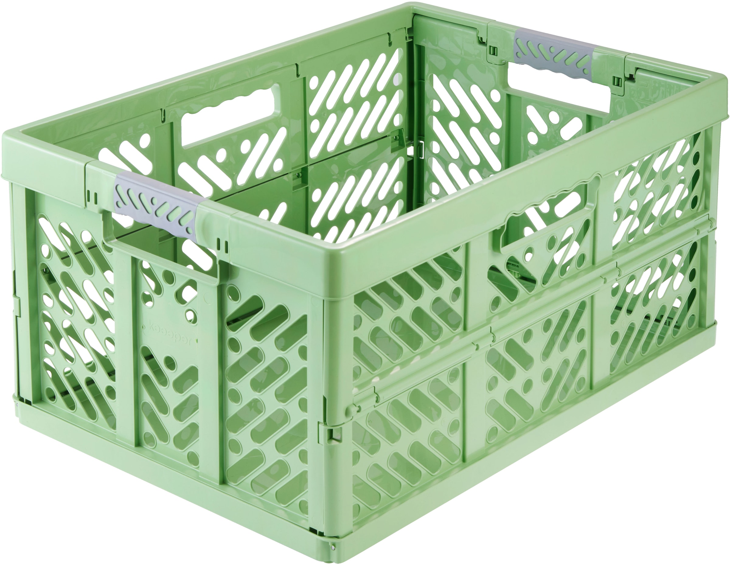 keeeper Klappbox "ben eco, Profi-Klappbox mit Softgriffen, 54 x 37 x 28 cm, 45 l" Soft-Touch-Griffe, zusammenklappbar