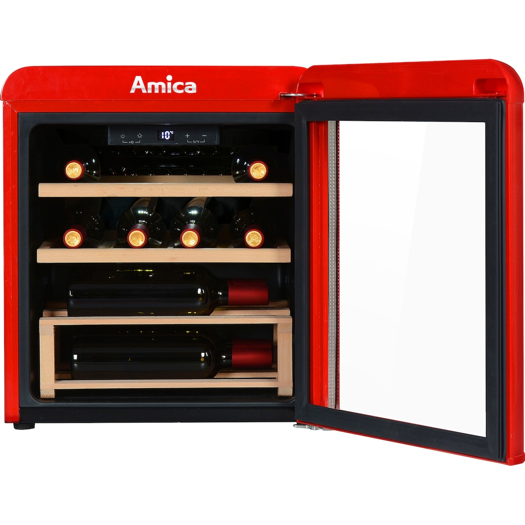 Amica Weinkühlschrank »WKR 341 910 R«, für 10 Standardflaschen á 075l