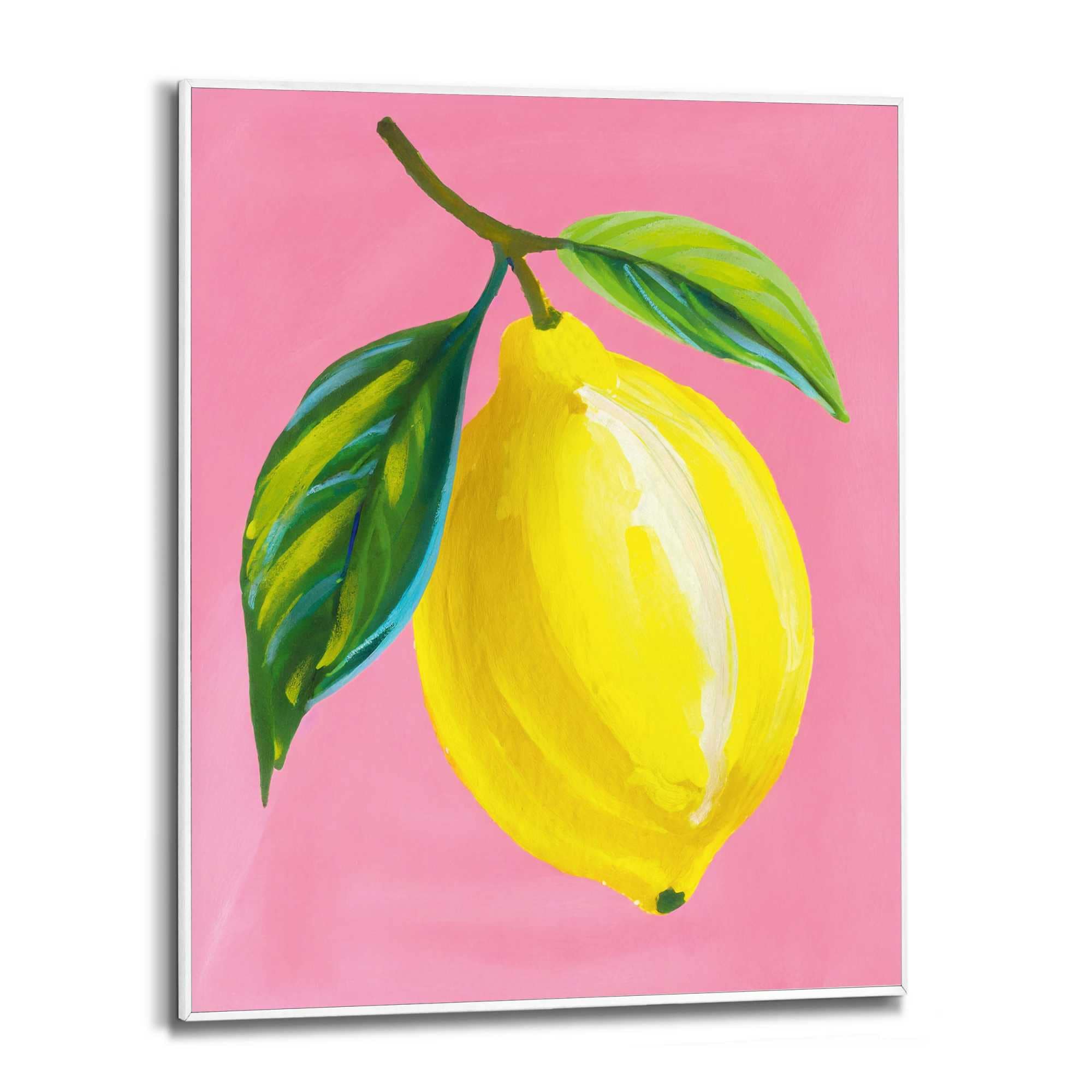 Bild mit Rahmen »Juicy Lemon«