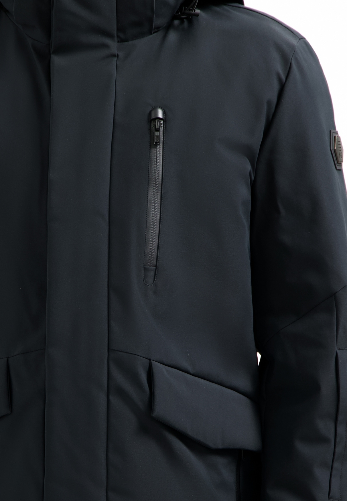 NO EXCESS Parka »No Excess Langer Parka mit Kapuze«