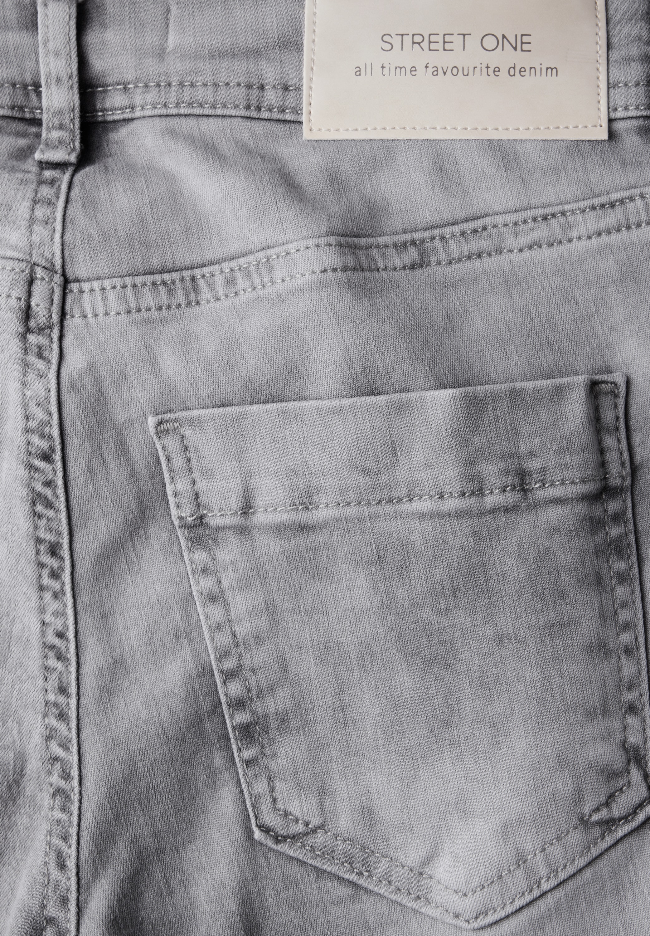 STREET ONE Slim-fit-Jeans, Middle Waist