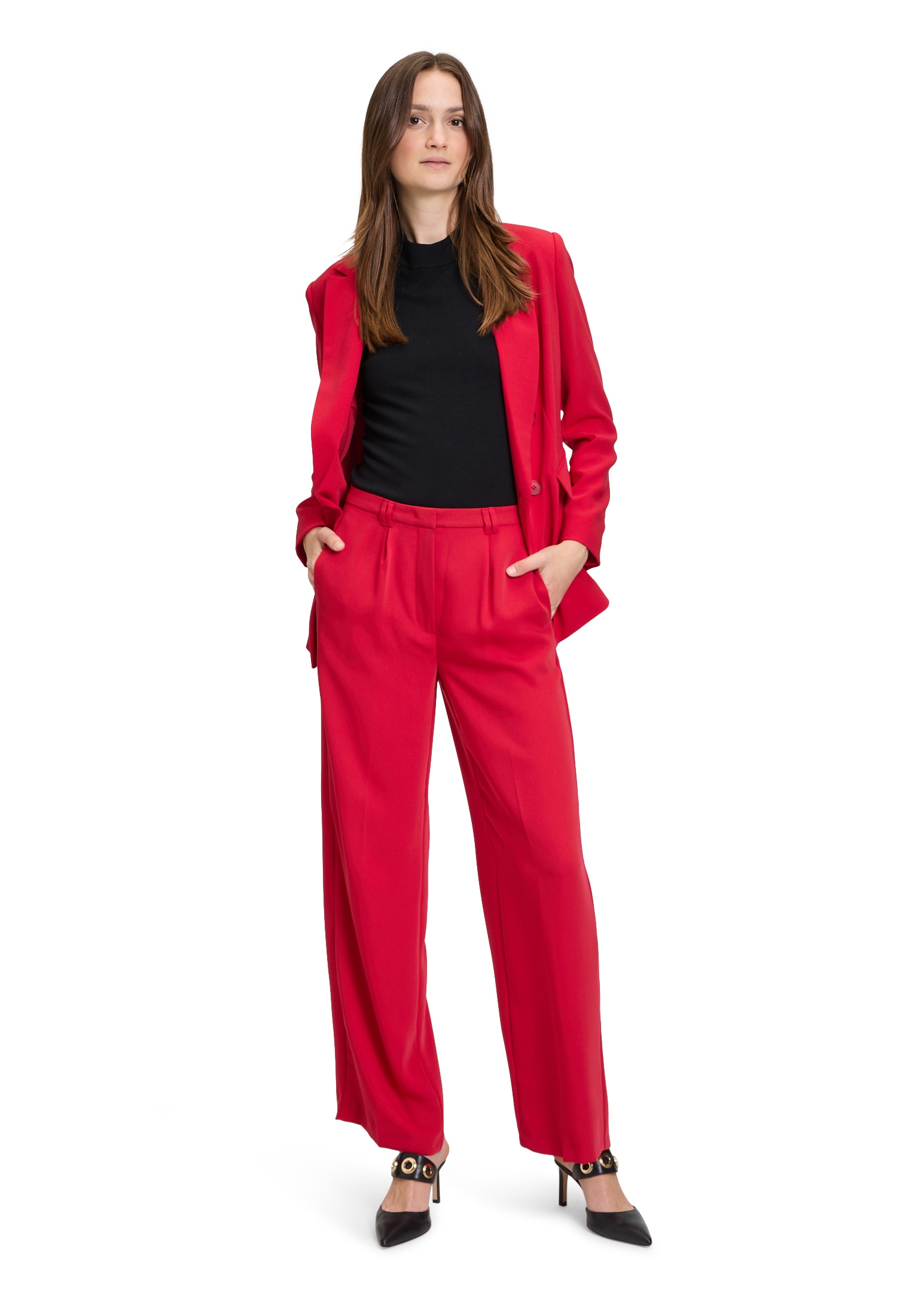 Betty&Co Anzughose »Betty & Co Anzughose mit Bundfalten«, Material