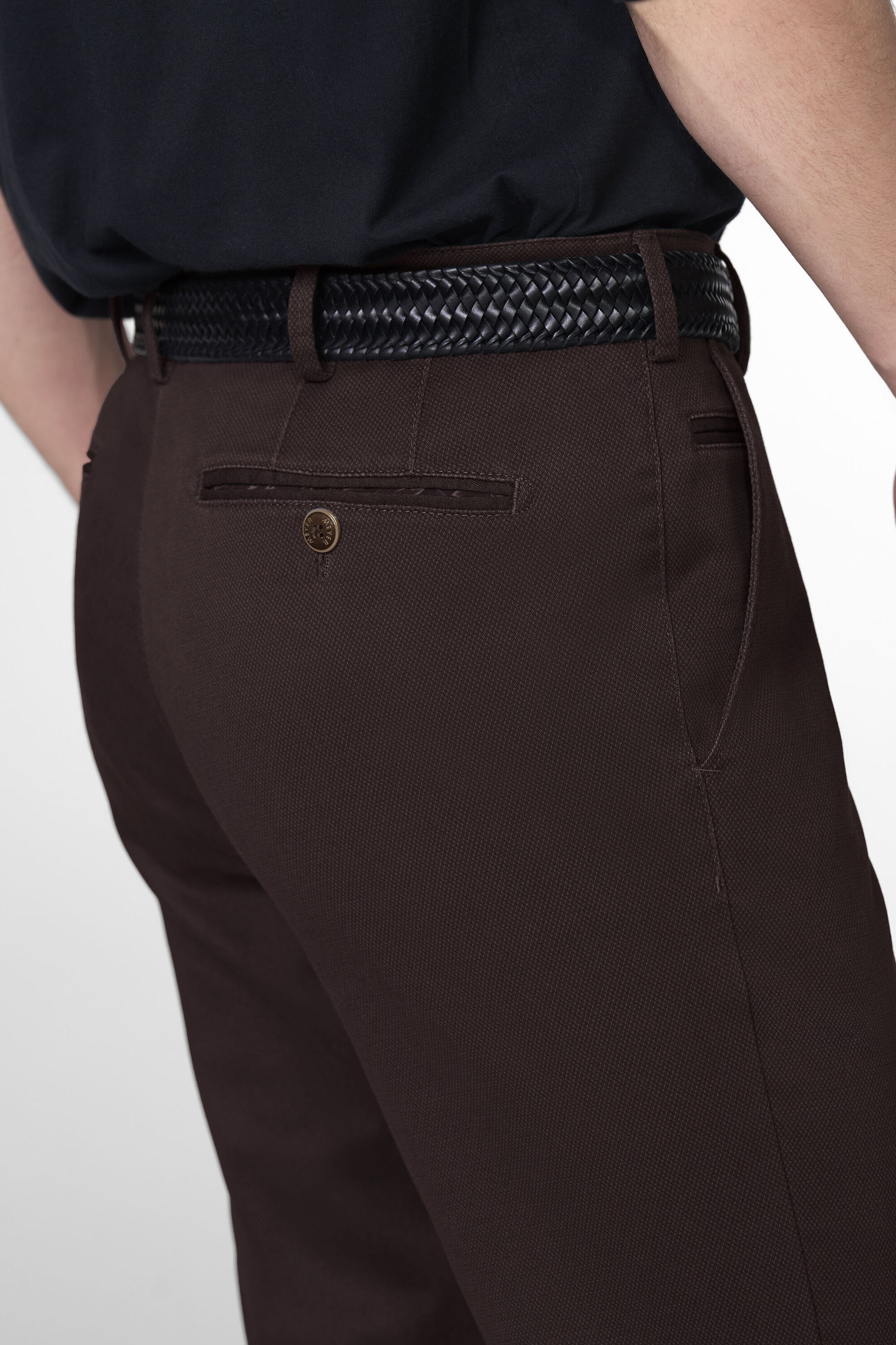 MEYER Chinos »BONN«, mit Micro Print