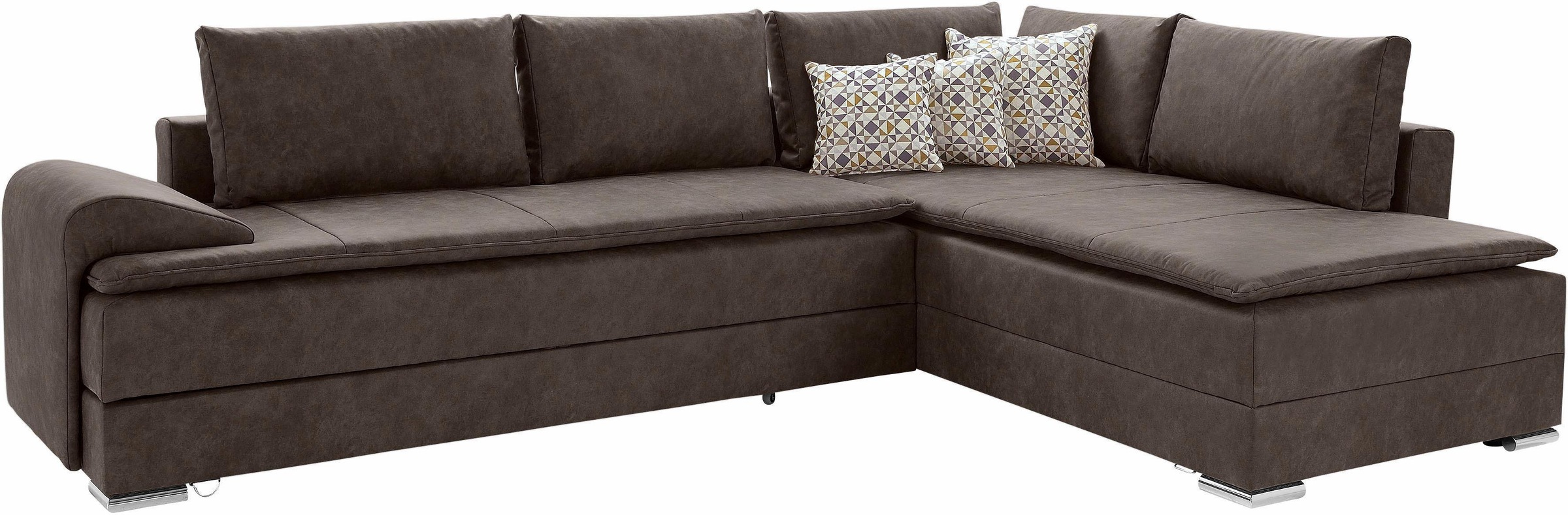 Thumbnail - INOSIGN Ecksofa "Boxspringbett Night & Day L-Form mit Dauer-Schlaffunktion mit Armlehne", mit Boxspring-Bettfunktion 180...