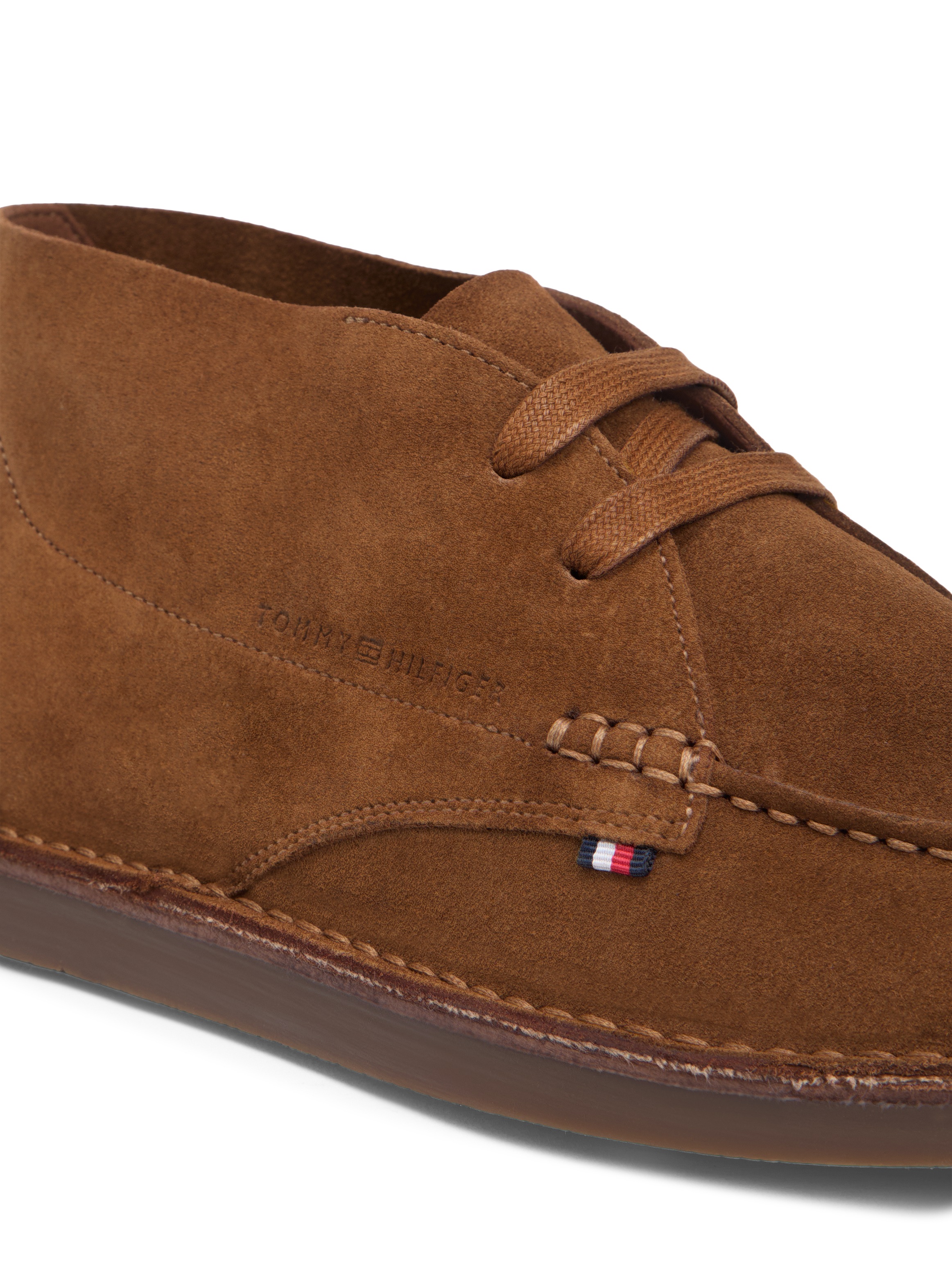 Tommy Hilfiger Schnürboots "HILFIGER STITCHDOWN SUEDE CHUKKA", Schnürschuh günstig online kaufen