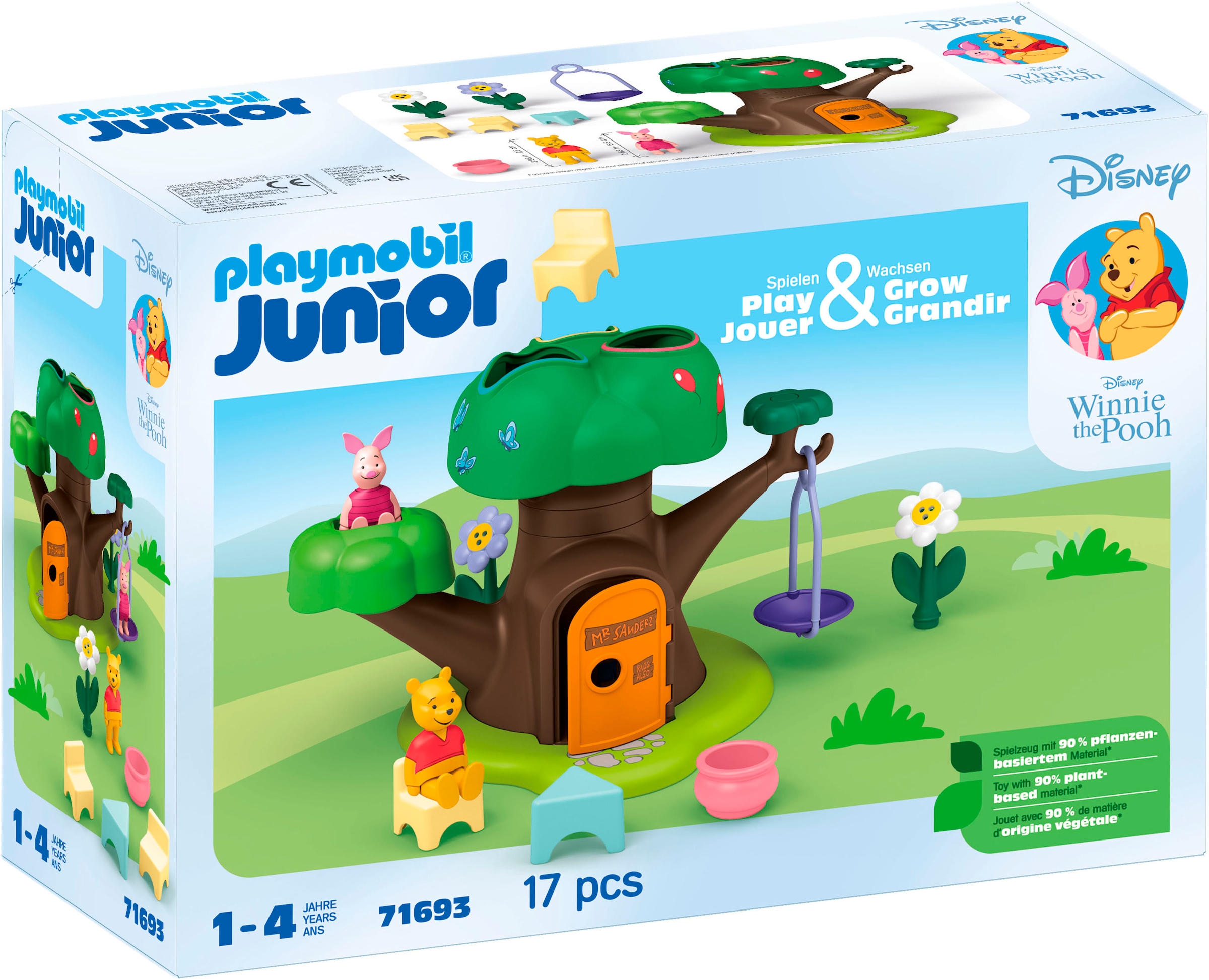 Konstruktions-Spielset »Winnies & Ferkels Baumhaus (71693), JUNIOR & Disney«, (17...