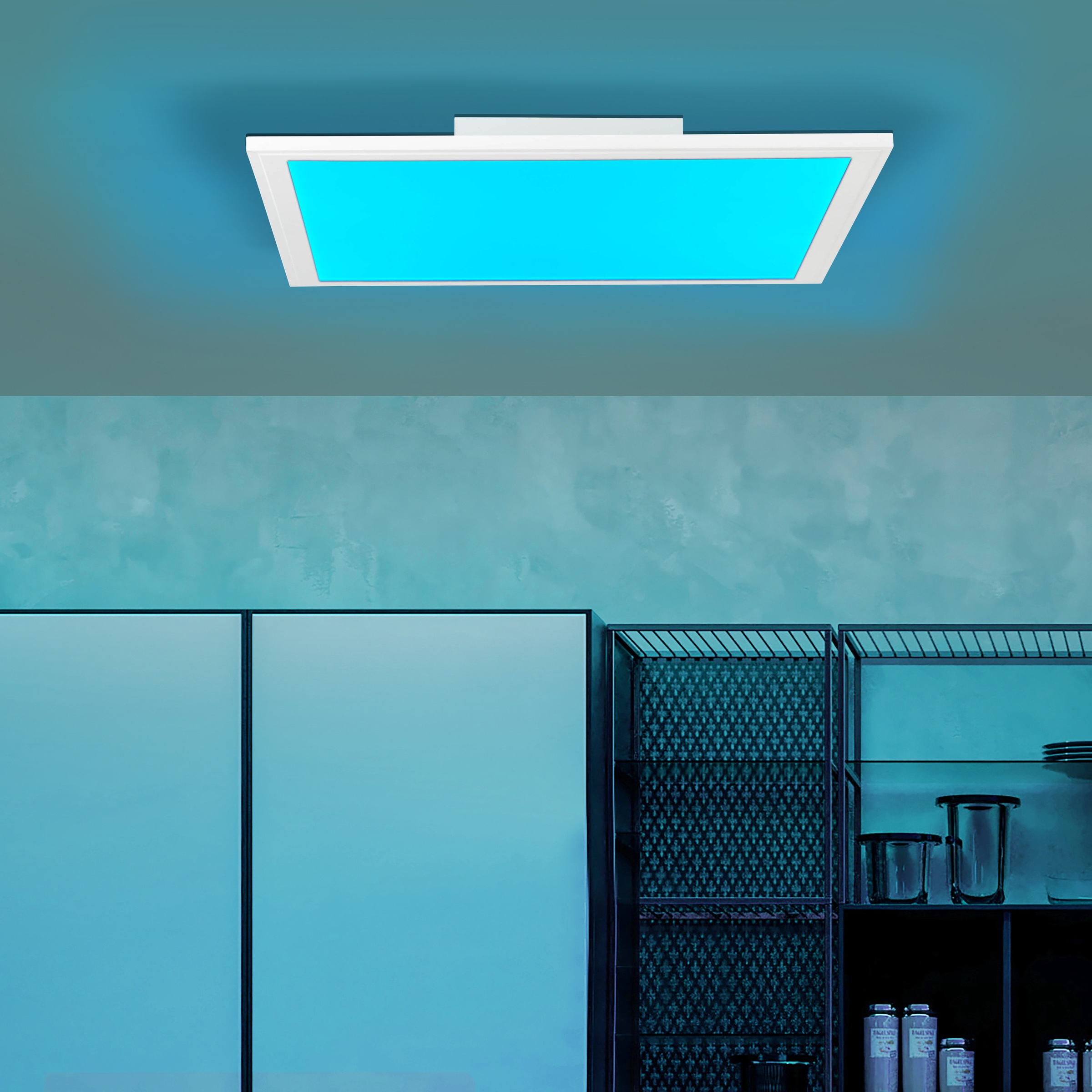 Brilliant LED Panel »Atira«, 45 Tuya, | 2700-6500 lm, 2400 BAUR dimmbar, x cm, weiß K, 45 RGB, CCT