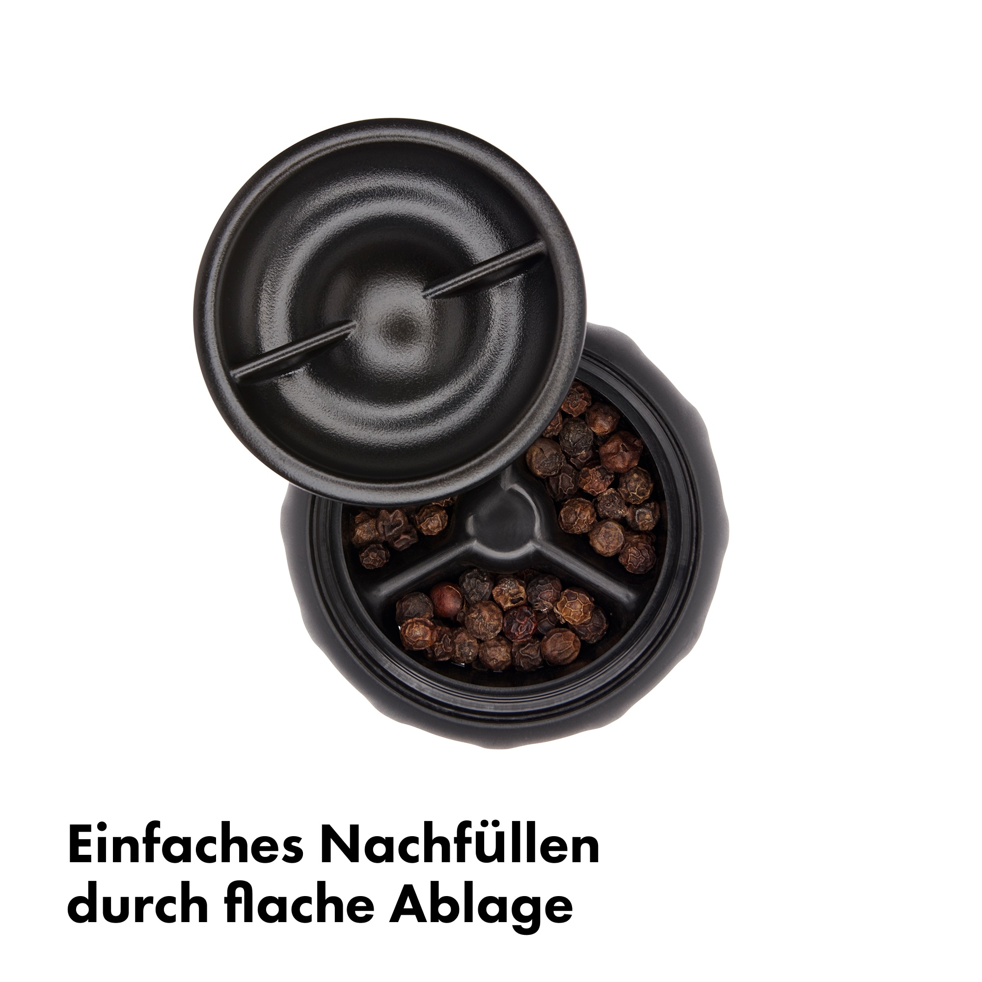 OXO Good Grips Salz-/Pfeffermühle »OXO Accent Mess- Salz und Pfeffermühlen Set« kombiniert stilvolles Design mit müheloser Funktionalität