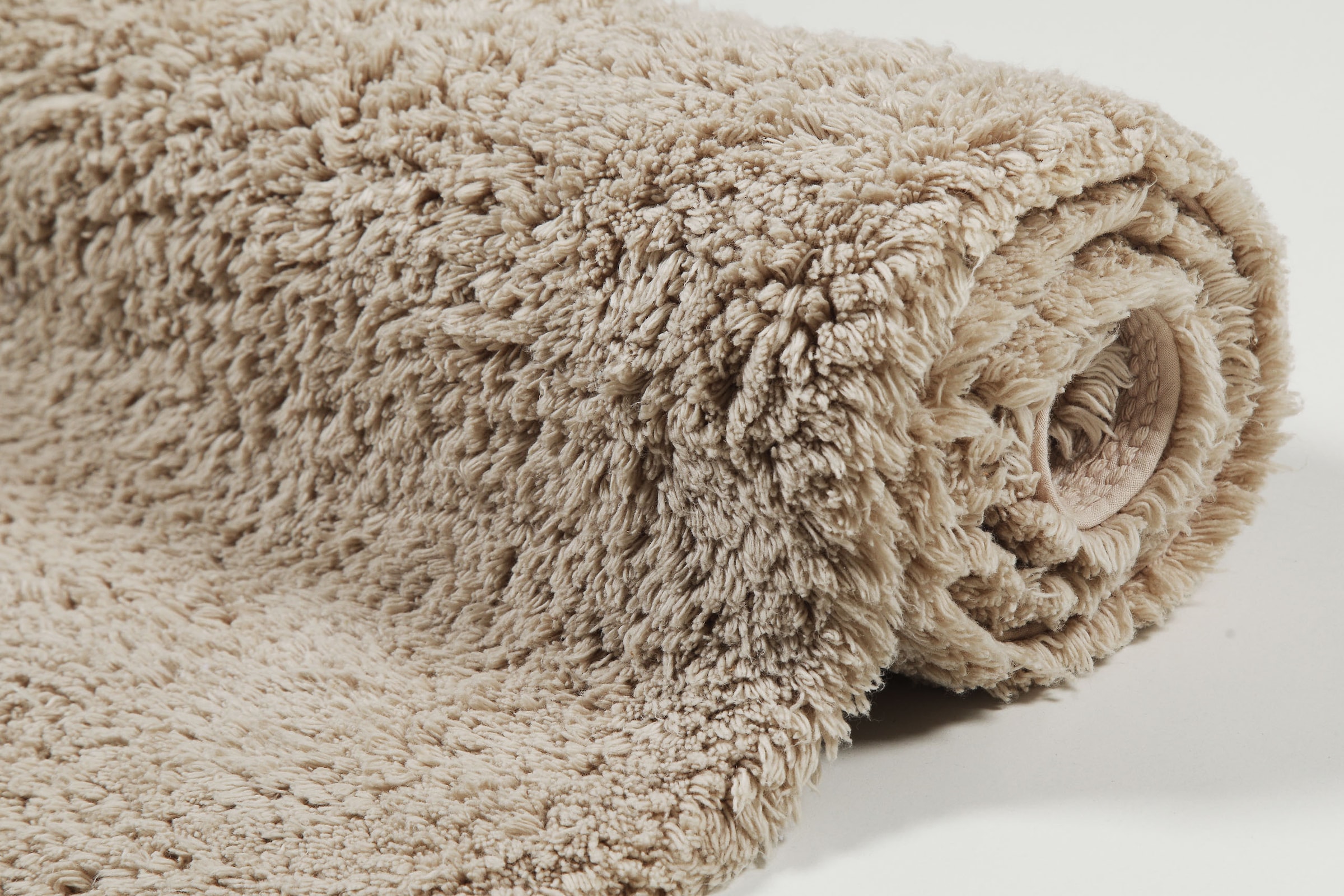 my home Badematte »Kian«, fußbodenheizungsgeeignet, Badvorleger, Badteppich aus 100%Baumwolle, weich, waschbar, saugfähig