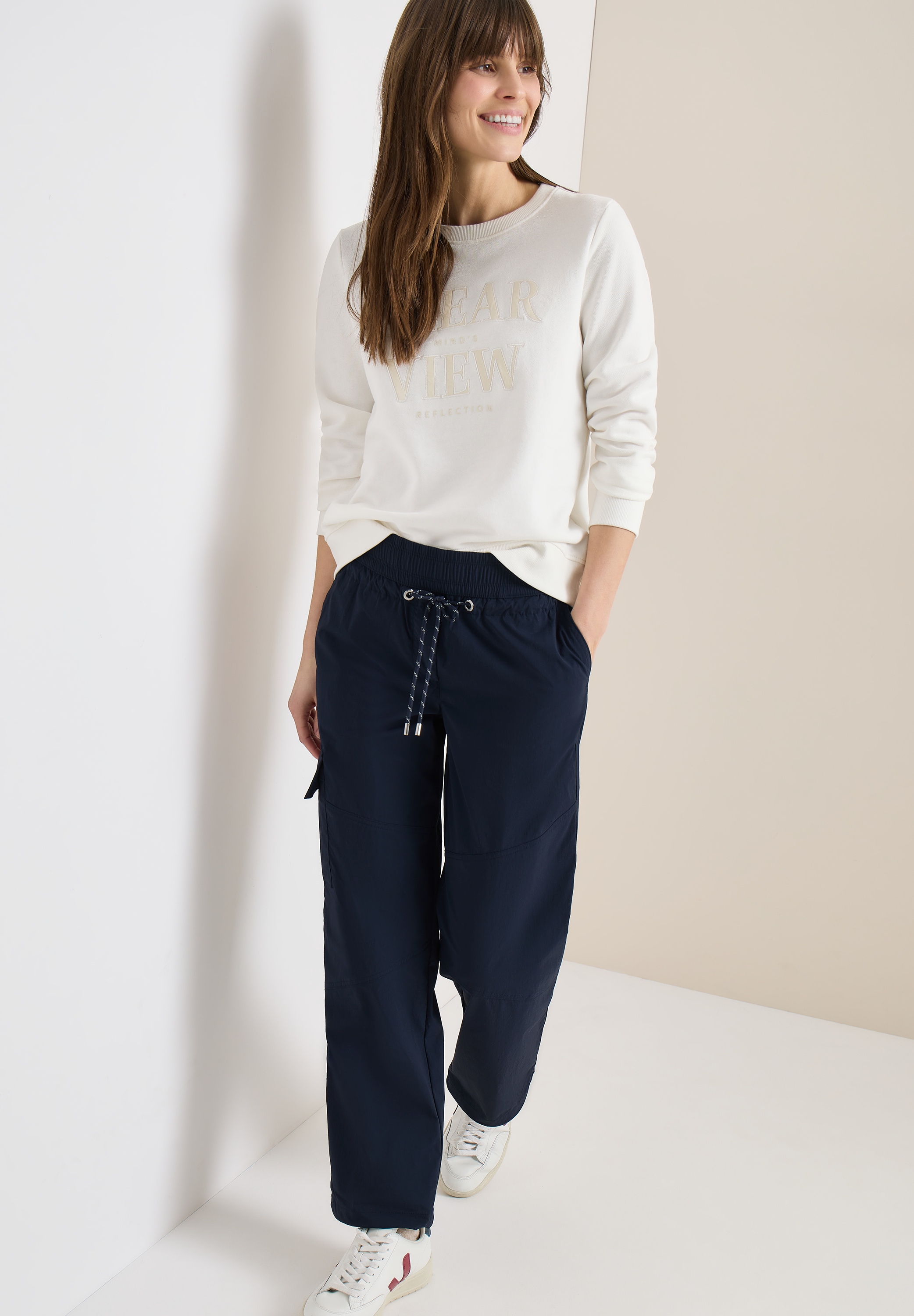 Cecil Stoffhose  Elastikbund mit Tunnelzug