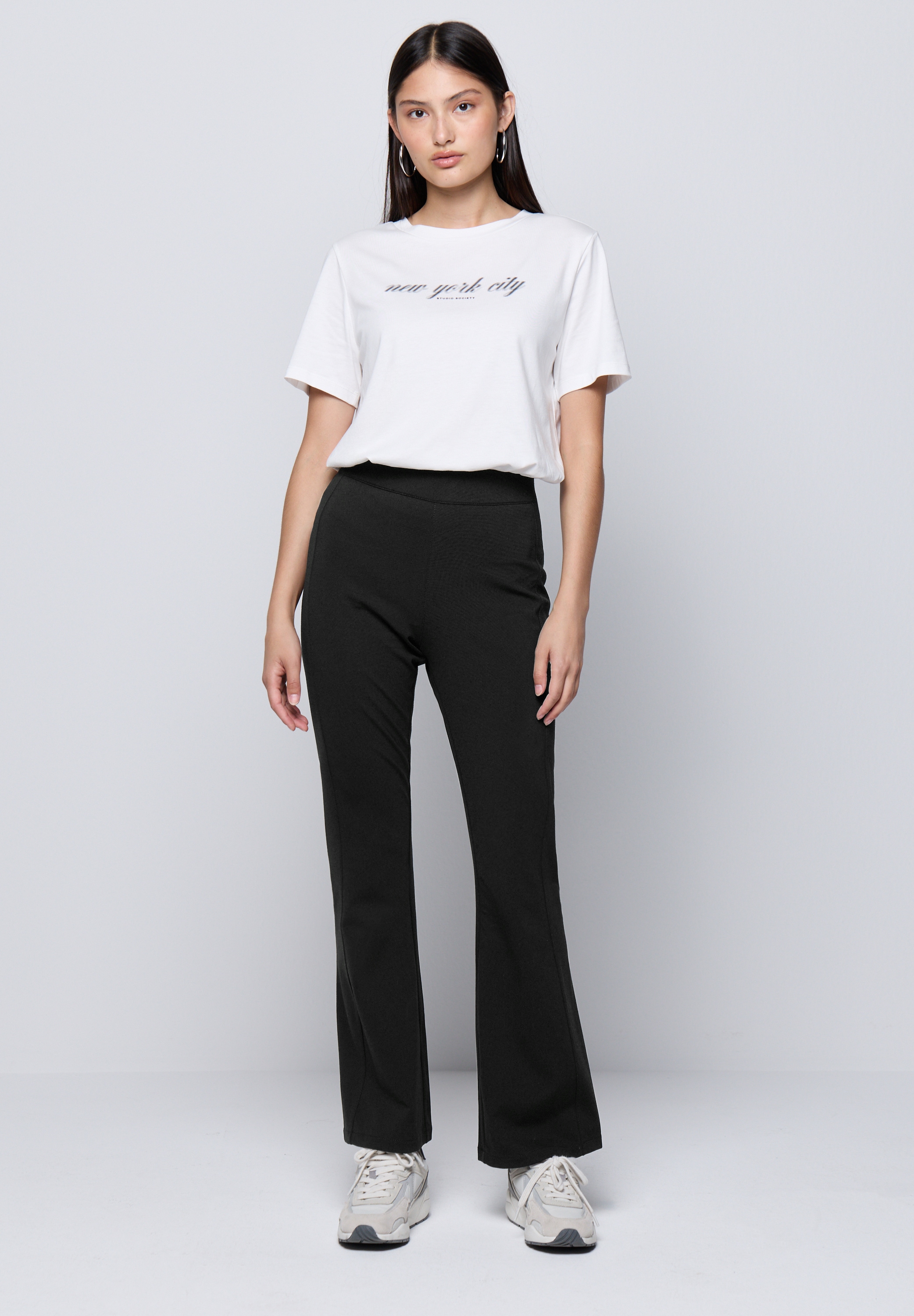 STREET ONE STUDIO Stoffhose, High Waist