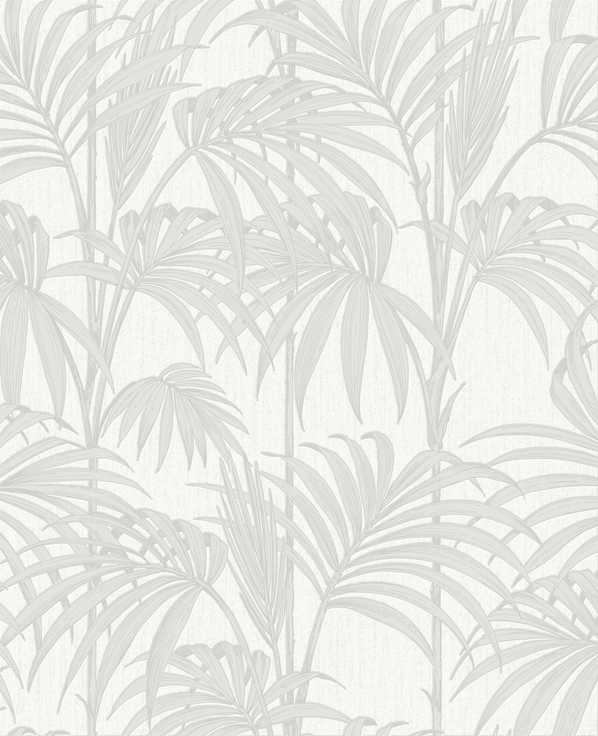 Boutique Vliestapete "Honolulu White Ice" geprägt Honolulu Weiß 10 m x 0.52 m
