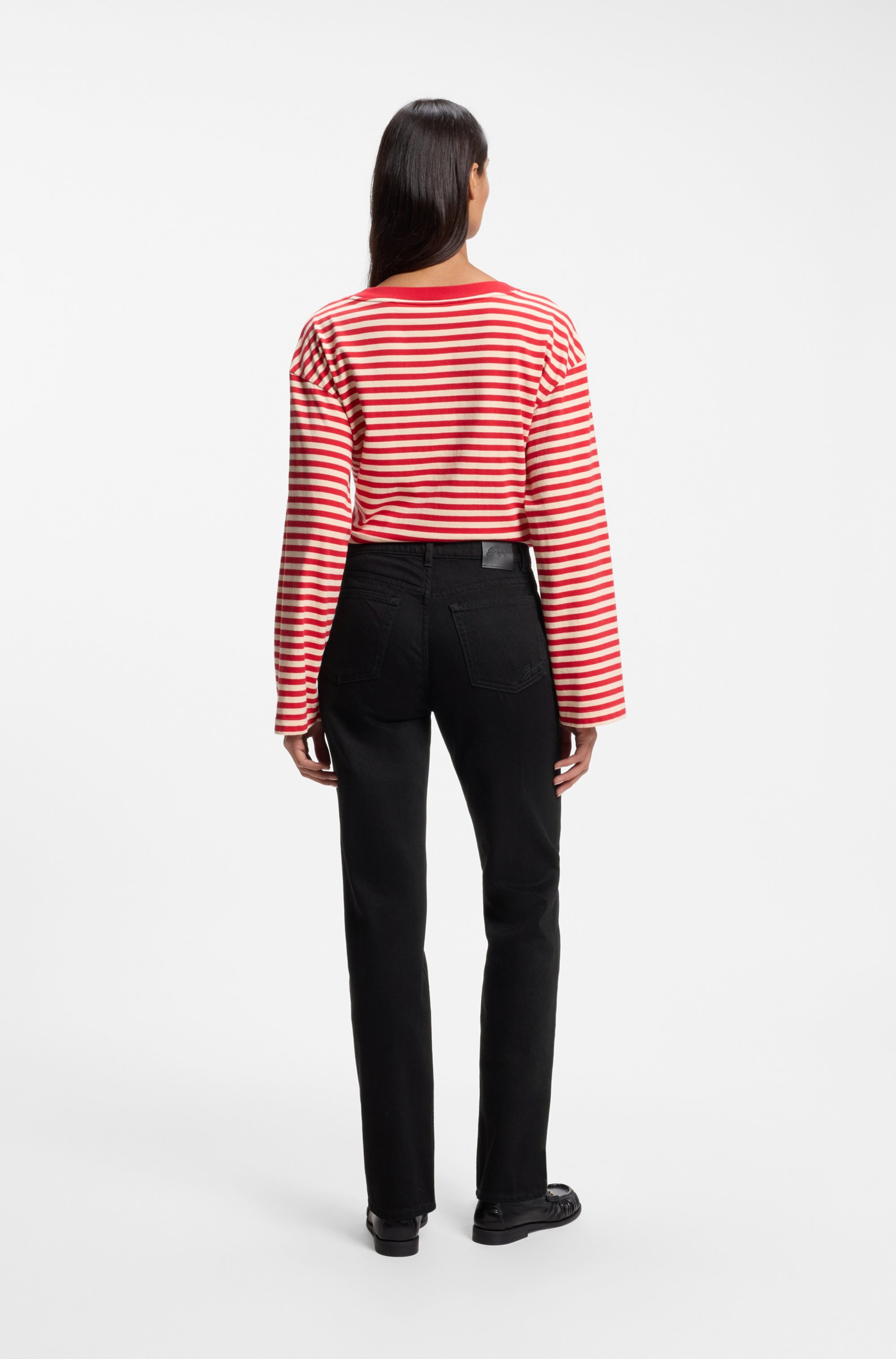 BOSS ORANGE High-waist-Jeans »ADA SLIM HR 4.0 Premium Damenmode« aus Baumwoll-Denim