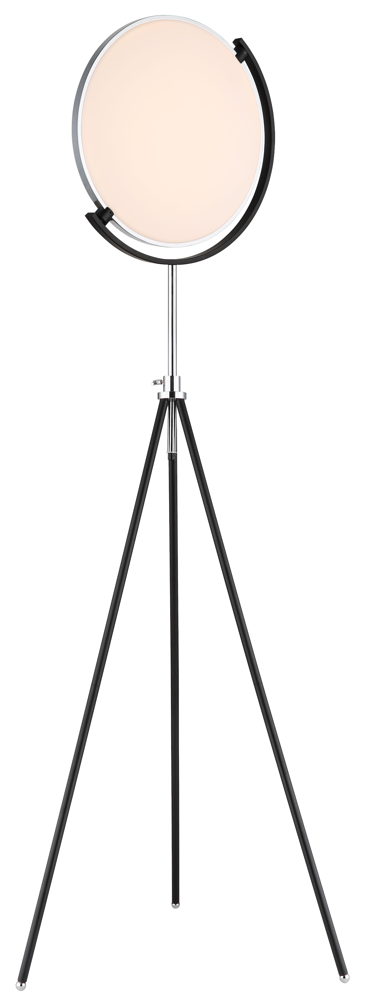 GLOBO LIGHTING Stehlampe »MIRO« LED-Modul 1 Stk. LED Stehleuchte schwarz, dimmbar, Memory, RGB, höhenverstellbar