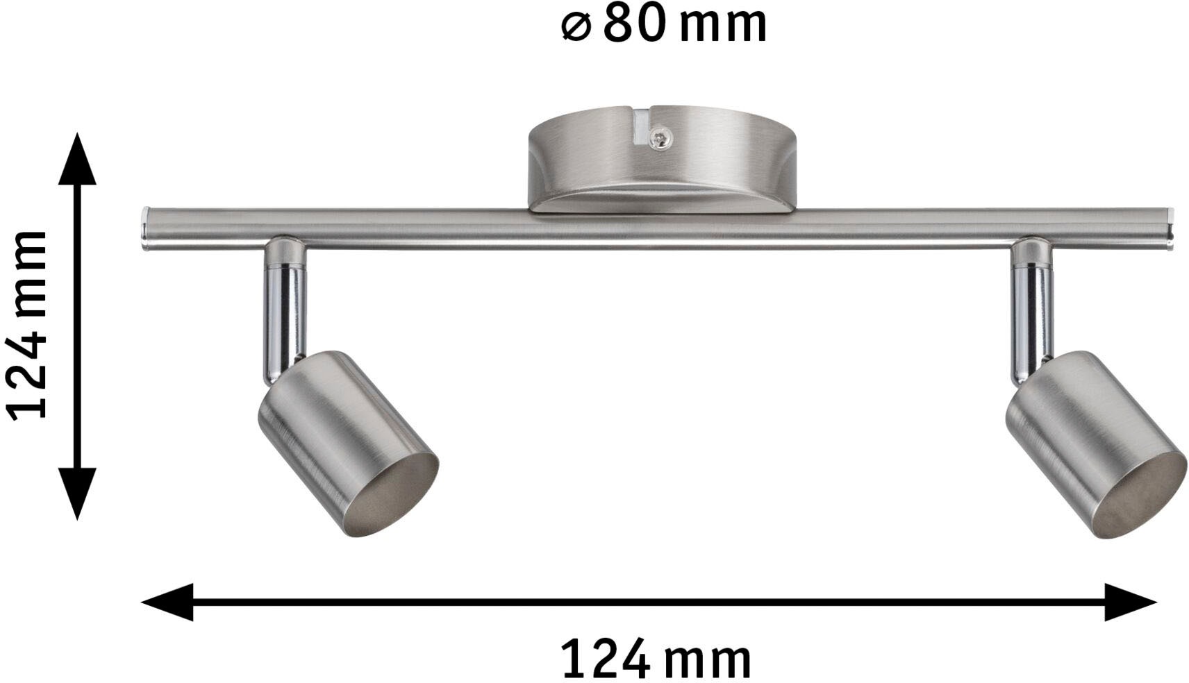 Paulmann LED Deckenleuchte »Carolina«, 2 | flammig-flammig, GU10 BAUR