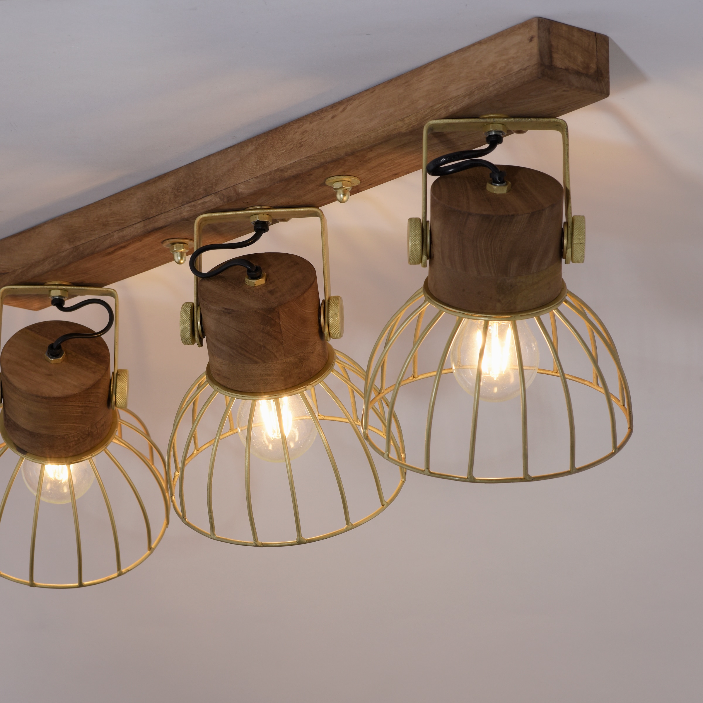 JUST LIGHT Wandleuchte »ALAMI«, 3 flammig, Leuchtmittel E27 | ohne Leuchtmittel, ExklusiveE27