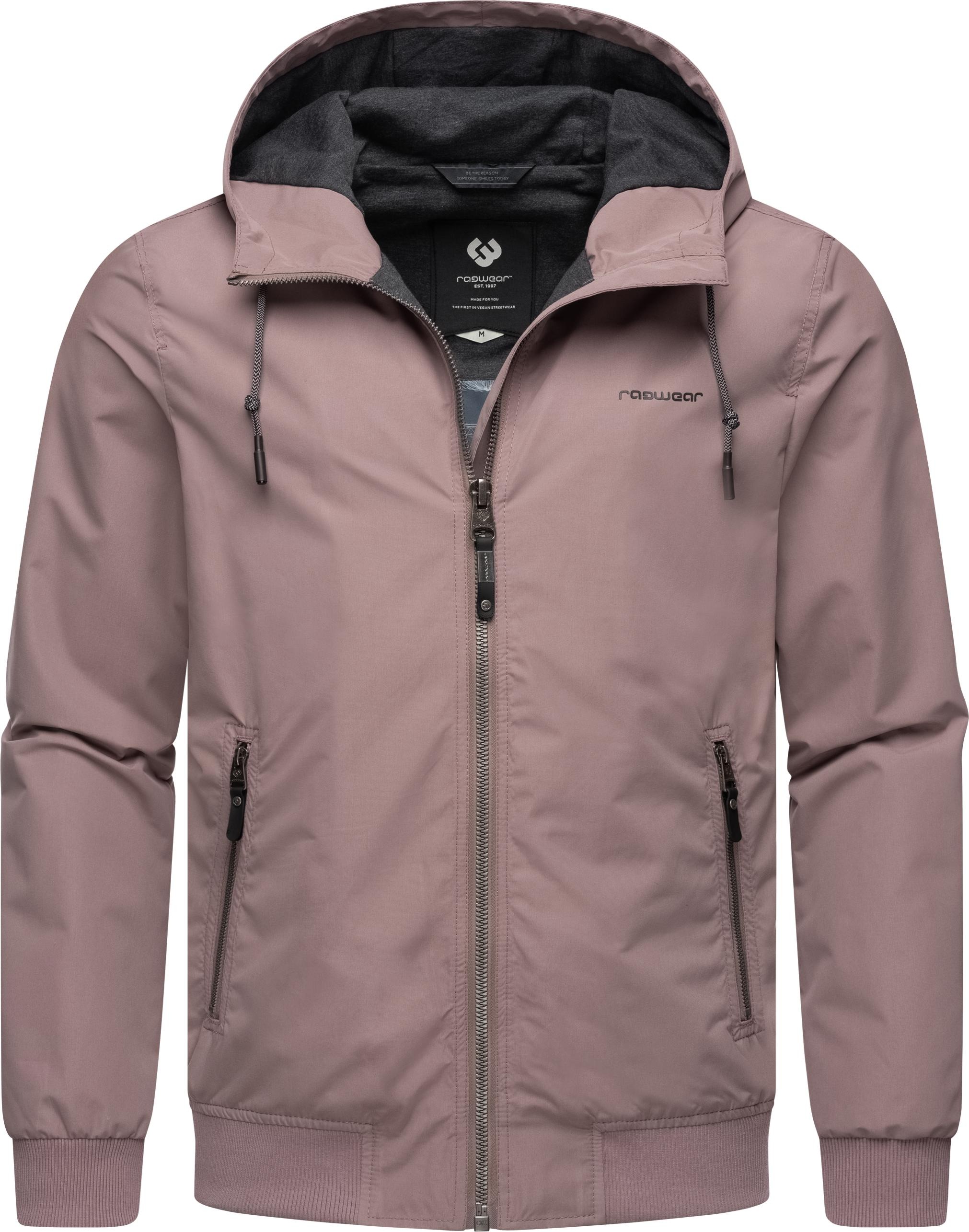 Ragwear Outdoorjacke »Perci«, mit Kapuze, Stylische Herren Übergangsjacke mit großer Kapuze