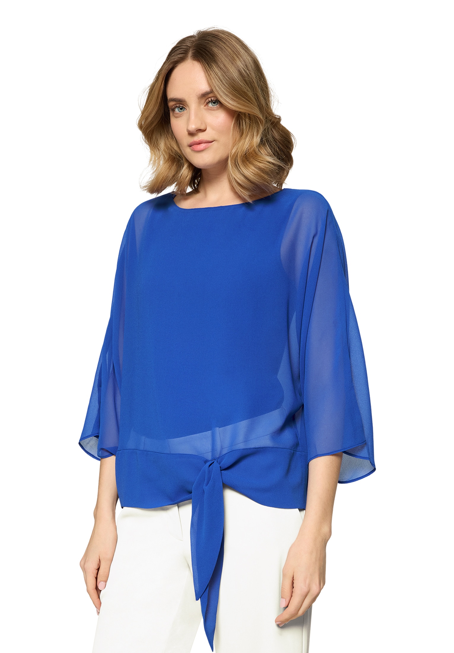 Betty Barclay Chiffonbluse »Damen unifarben«
