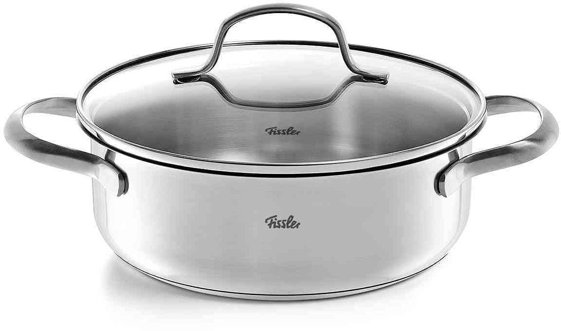 FISSLER Bratentopf "San Francisco", Ø 20cm + Höhe 13,5cm, silber, Töpfe
