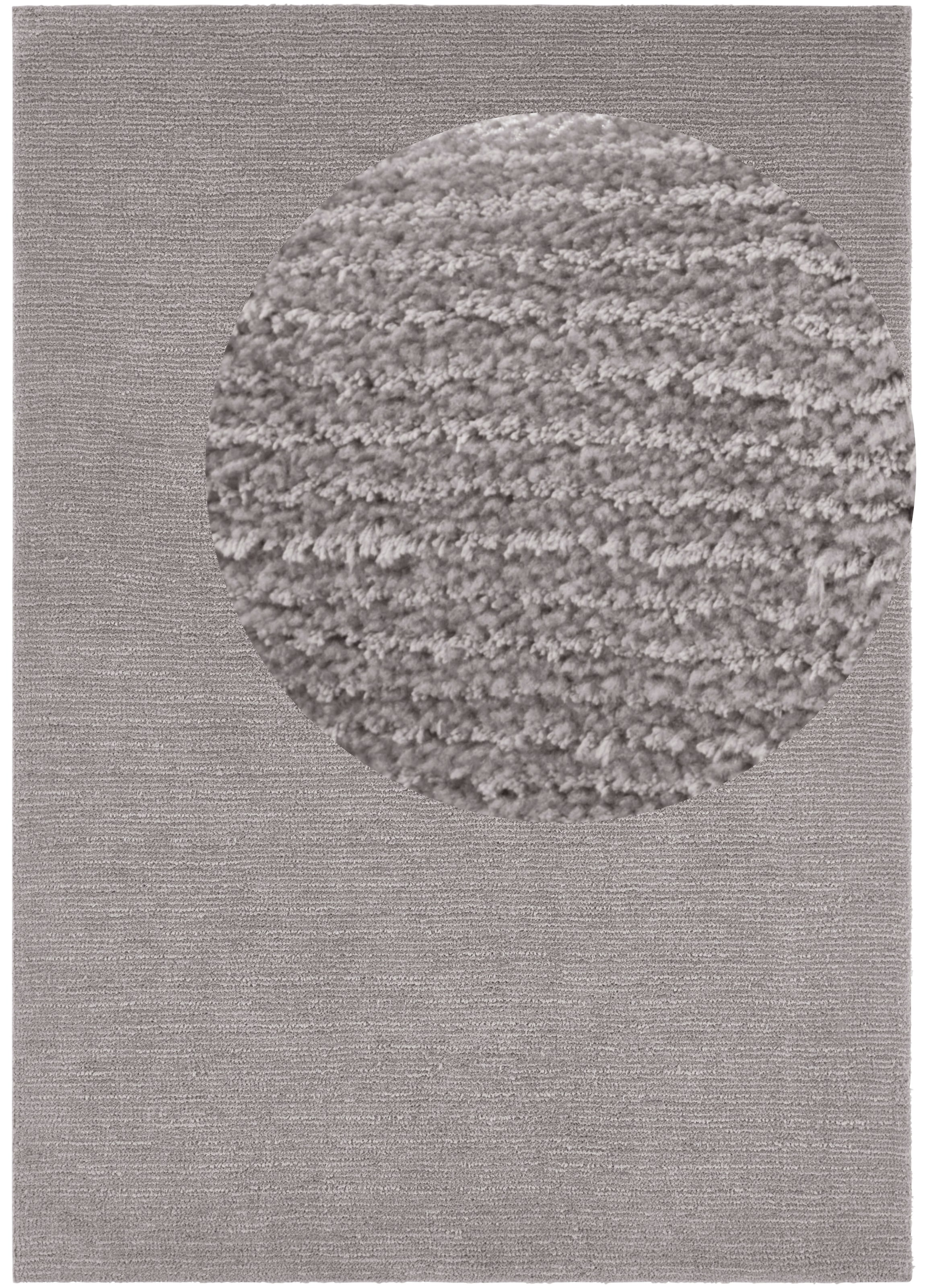 HANSE Home Teppich »Supersoft«, rechteckig, 10 mm Höhe, Kurzflor, Läufer Modern, Einfarbig, Wohnzimmer, Schlafzimmer