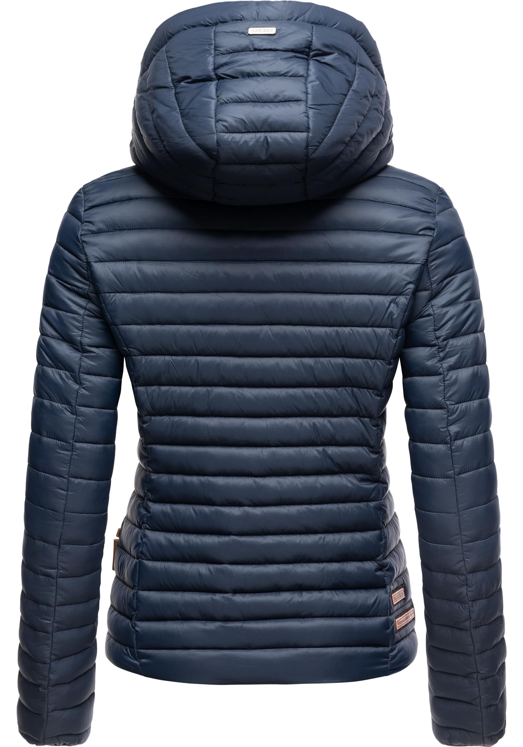 Marikoo Steppjacke »Löwenbaby«, mit Kapuze, stylische Übergangsjacke mit abnehmbarer Kapuze