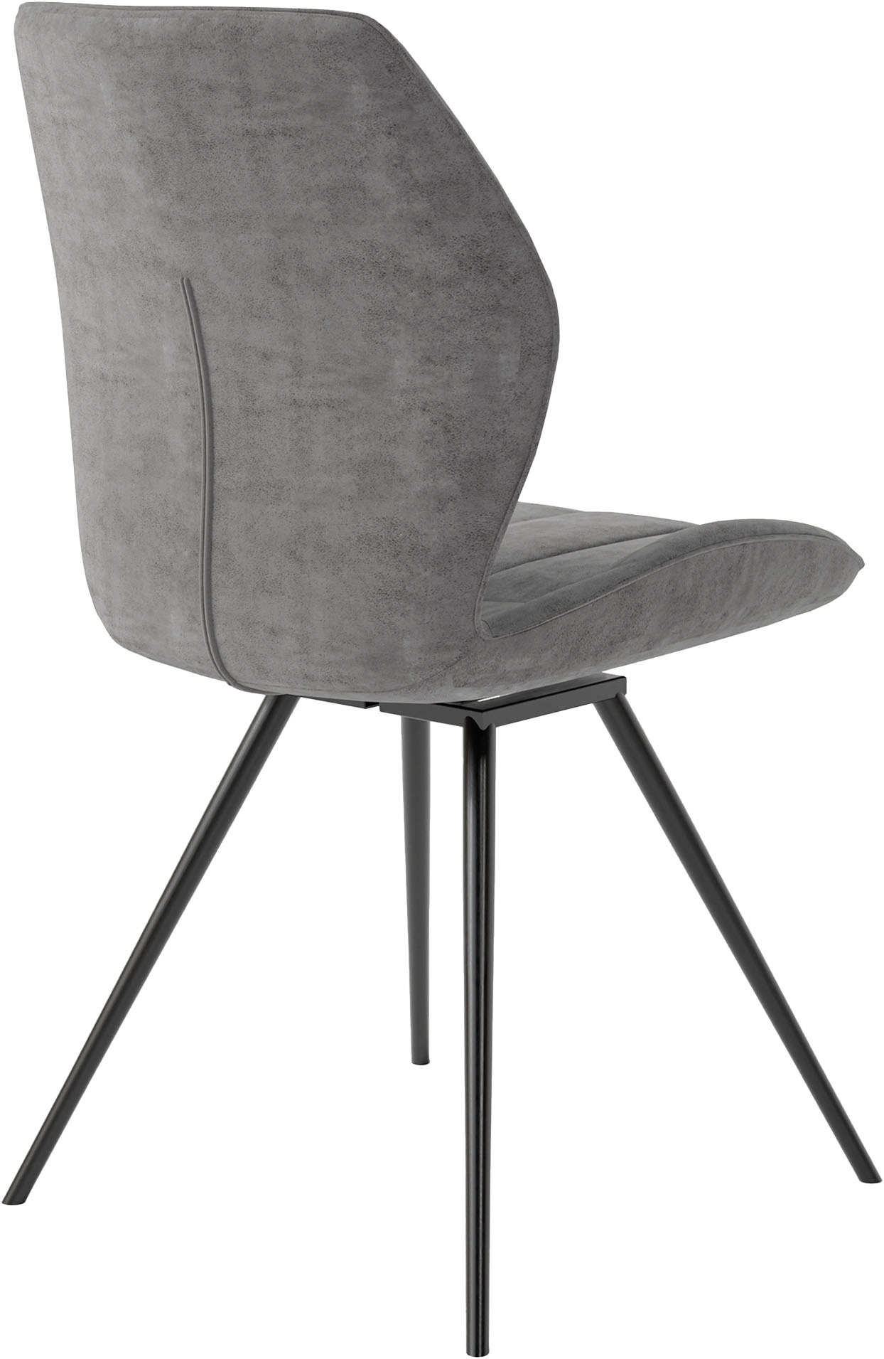 byLIVING Esszimmerstuhl »Manhattan 2er-Set«, (Set), 2 St., Microfaser VINTAGE, drehbarer Stuhl mit modernem Mikrofaserbezug
