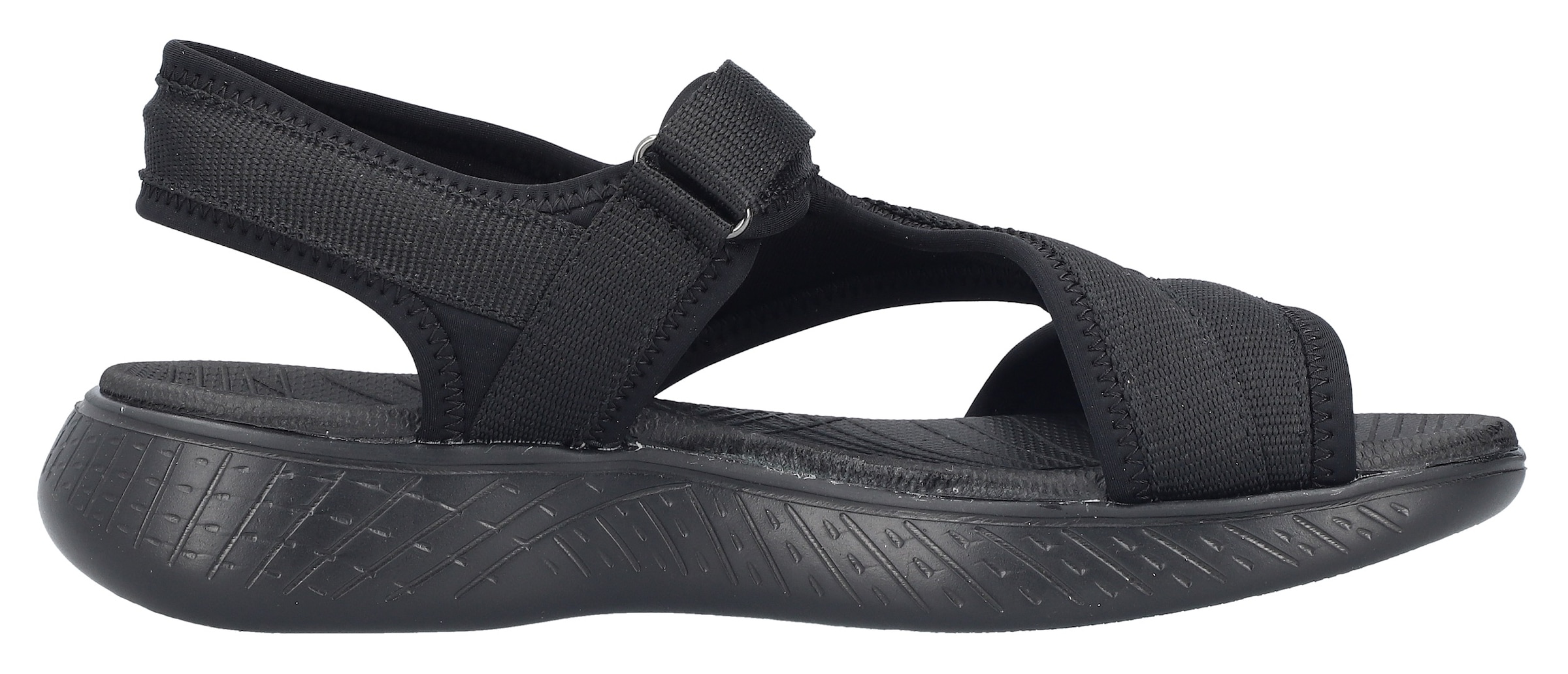 RIEKER Sport Sandale, Trekkingsandale, Outdoorsandale, Sommerschuh mit Klettriemchen