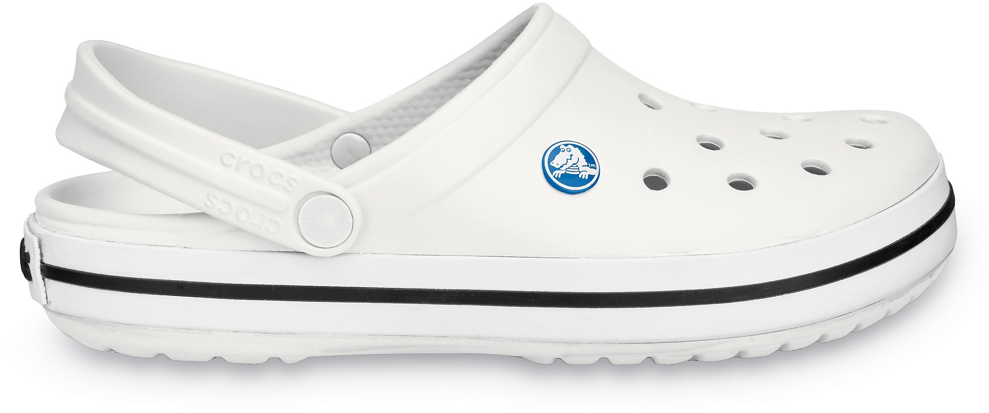 Crocs Clog "Crocband Clog", Sommerschuh, Schlappen, Hausschuh mit zweifarbi günstig online kaufen