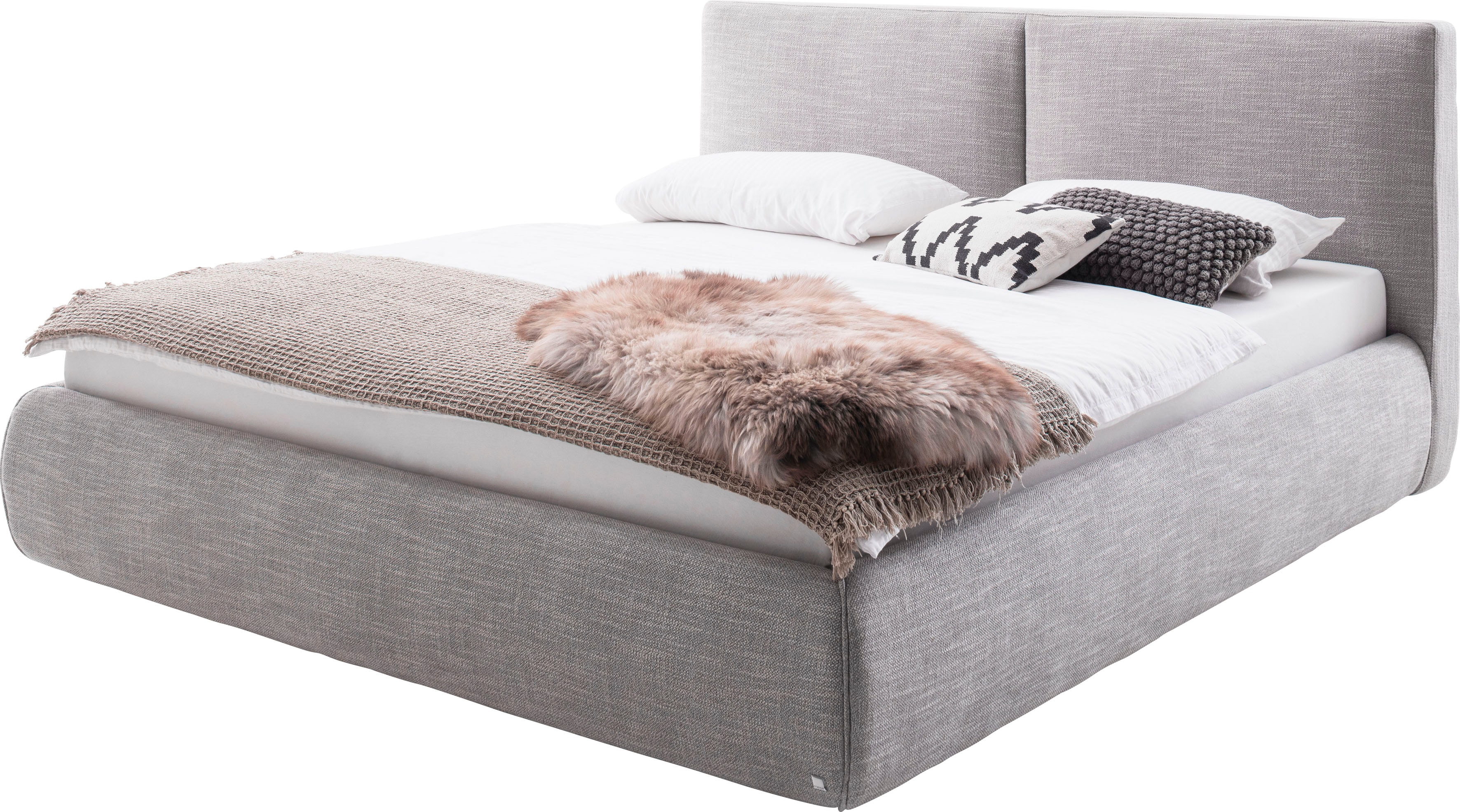 meise.möbel Polsterbett "Atesio" Wahlweise mit Lattenrost, Matratze und Bettkasten