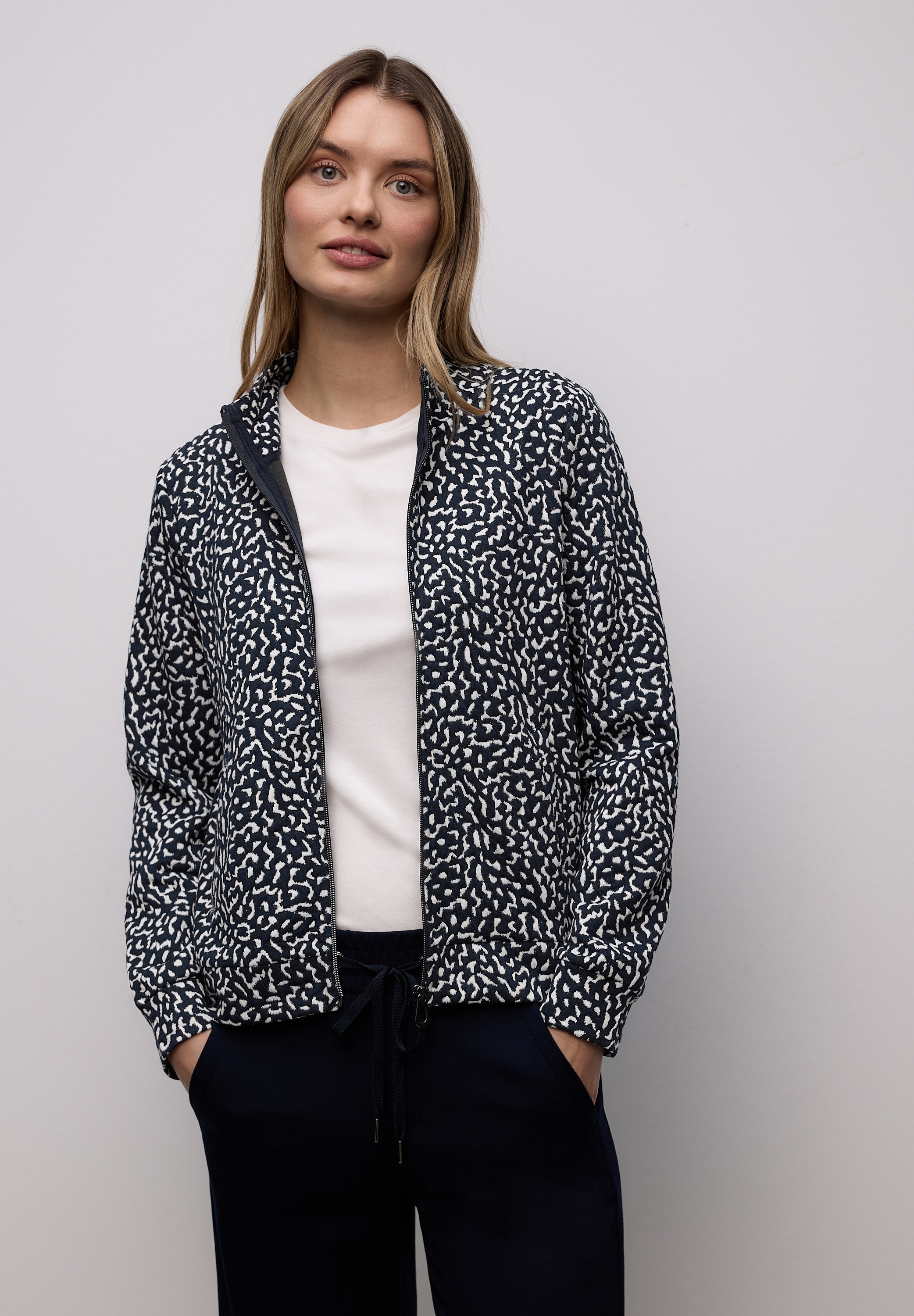 STREET ONE Cardigan mit Struktur-Muster günstig online kaufen