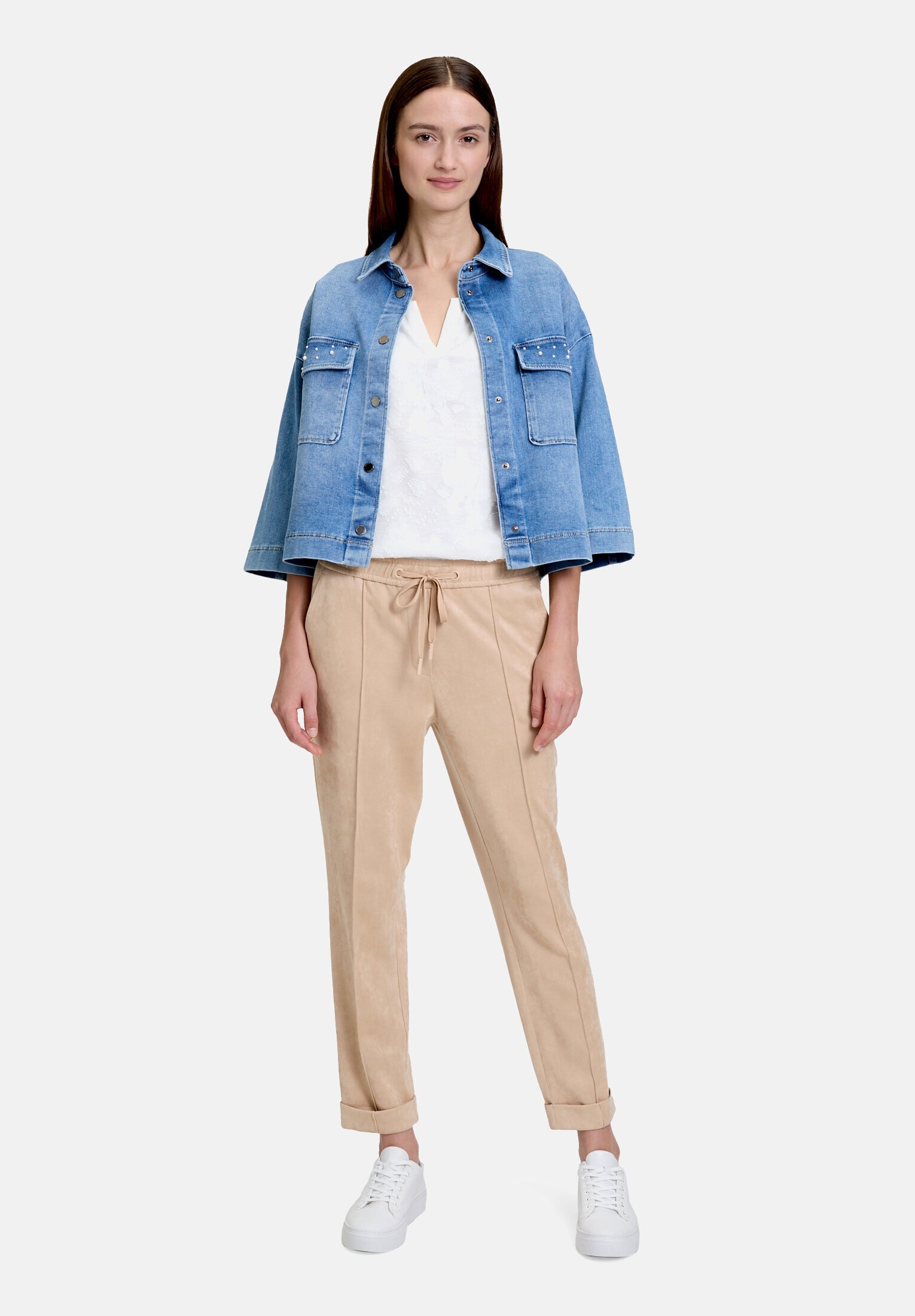 Betty&Co Jackenblazer »Damen mit Perlen« Perlen