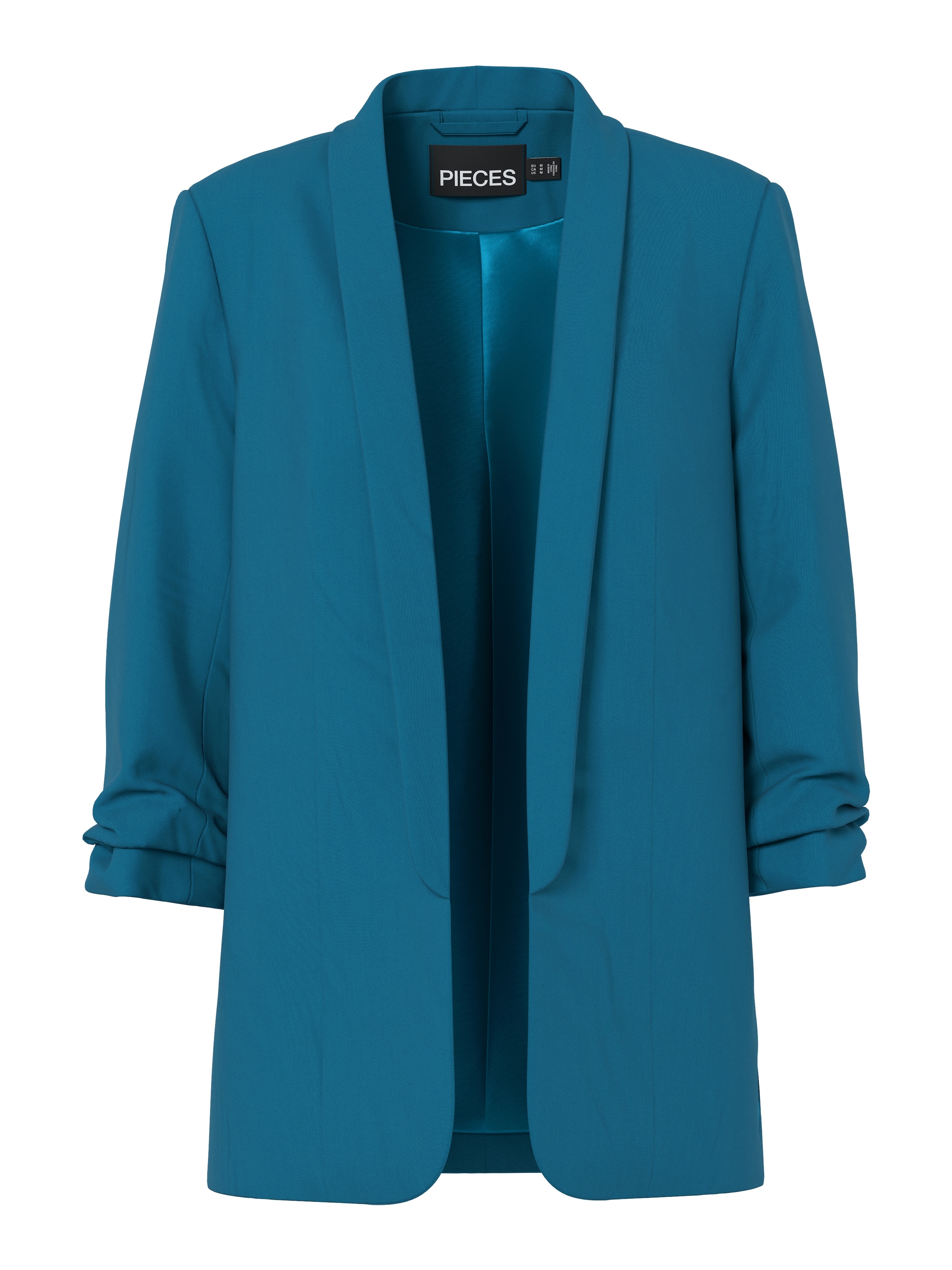 pieces Blusenblazer »PCBOSELLA 3/4 BLAZER NOOS« Materialmix, regular fit