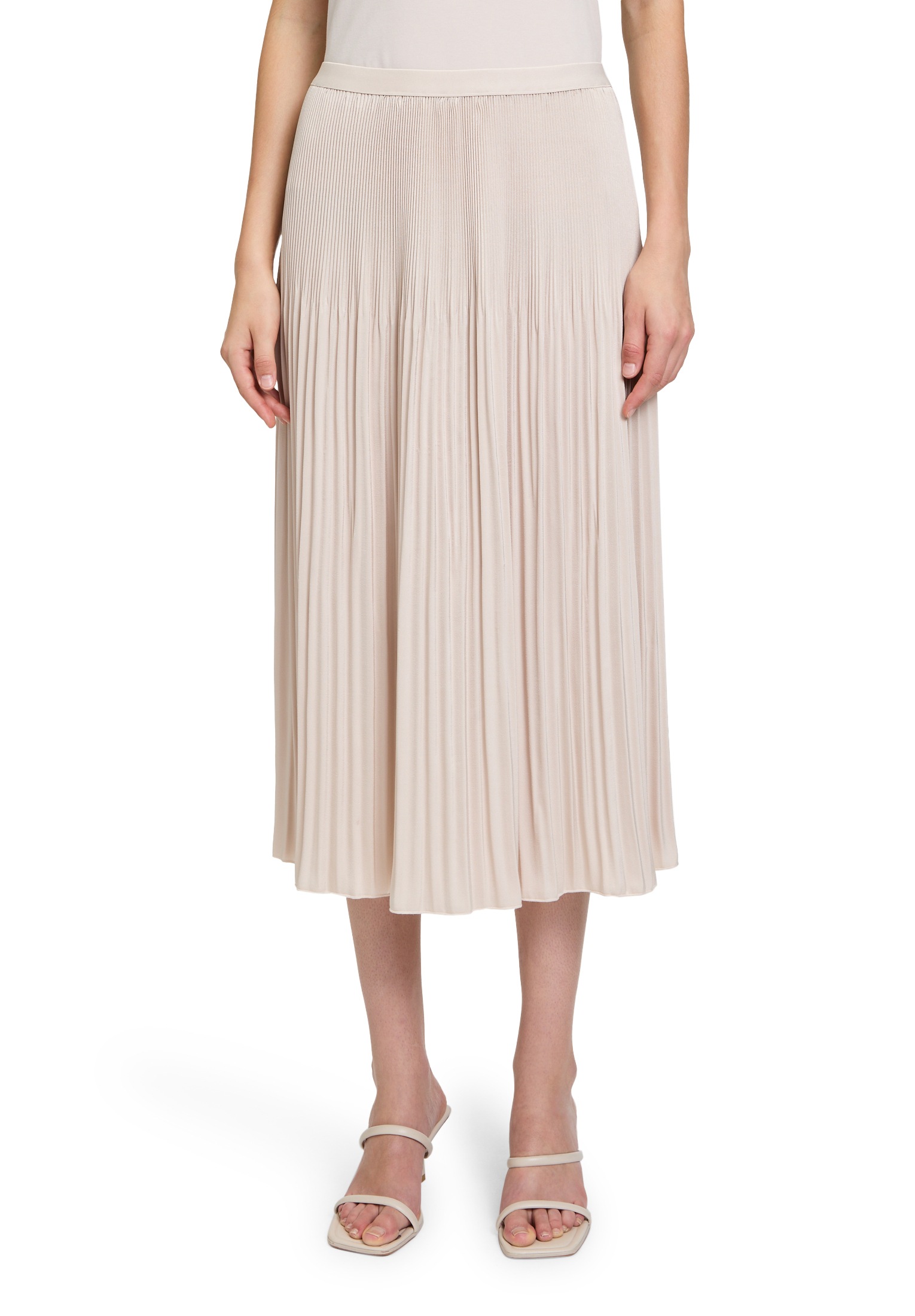 Betty&Co Midirock "Betty & Co Damen Midirock mit Plissee", Plissee günstig online kaufen