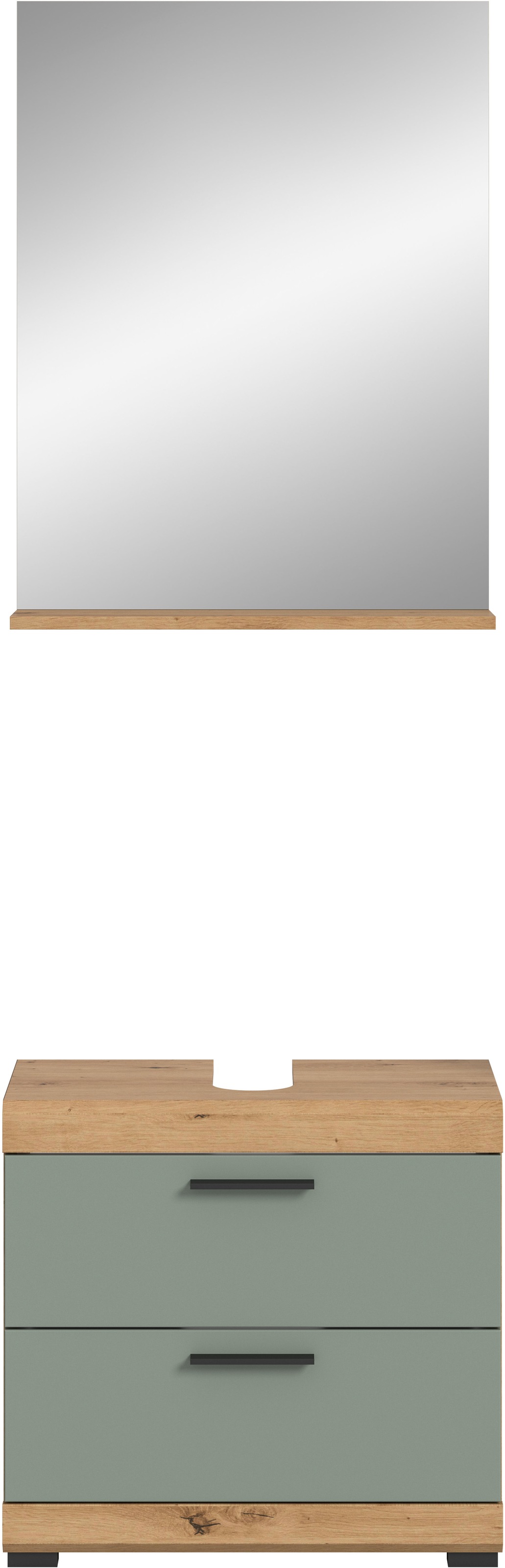 Thumbnail - INOSIGN Badmöbel-Set "Siena, 2 teilig, bestehend aus: Waschbeckenunterschrank, Spiegel" Set, TOPSELLER, 2 Stk. tlg. in v...