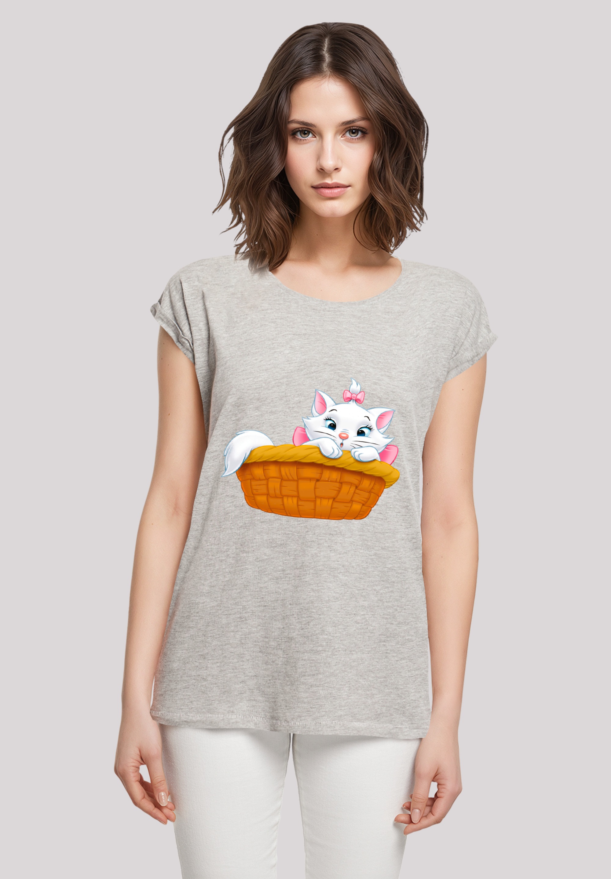 F4NT4STIC T-Shirt »Disney Aristocats Marie in Basket«, Premium Qualität