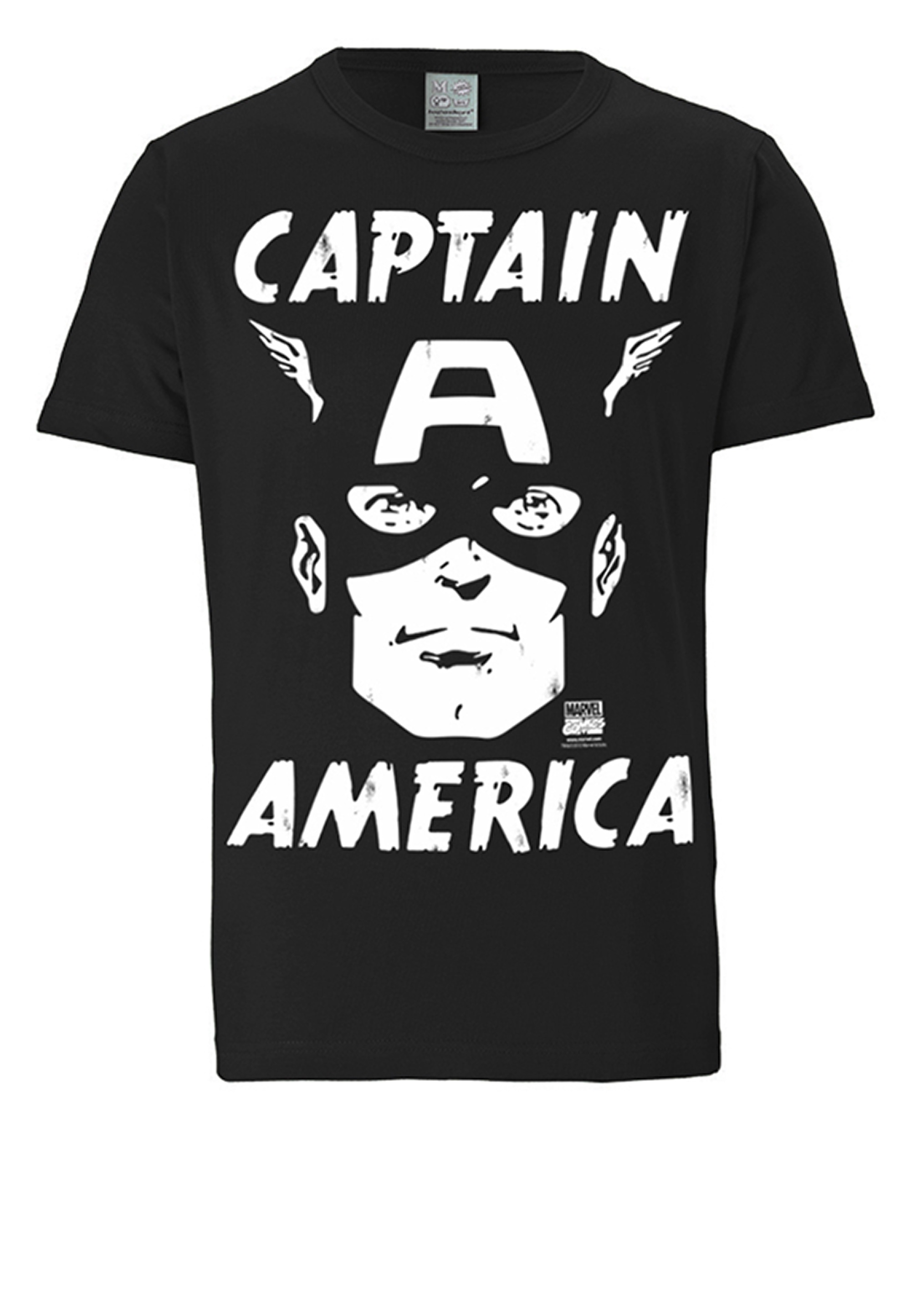 LOGOSHIRT T-Shirt »Marvel Comics - Captain America«, mit lizenziertem Print