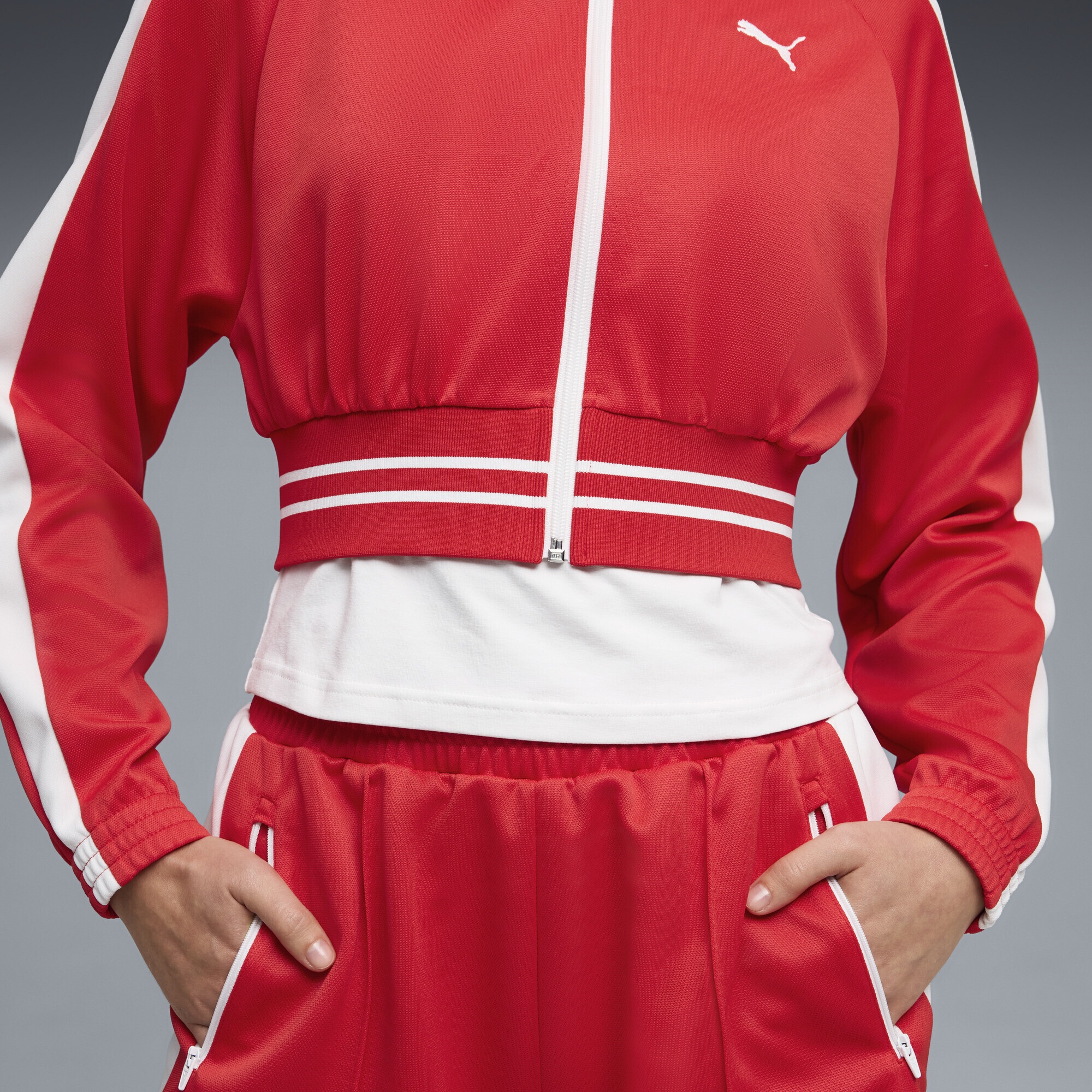 Thumbnail - PUMA Trainingsjacke "T7 Cropped Trainingsjacke Damen"