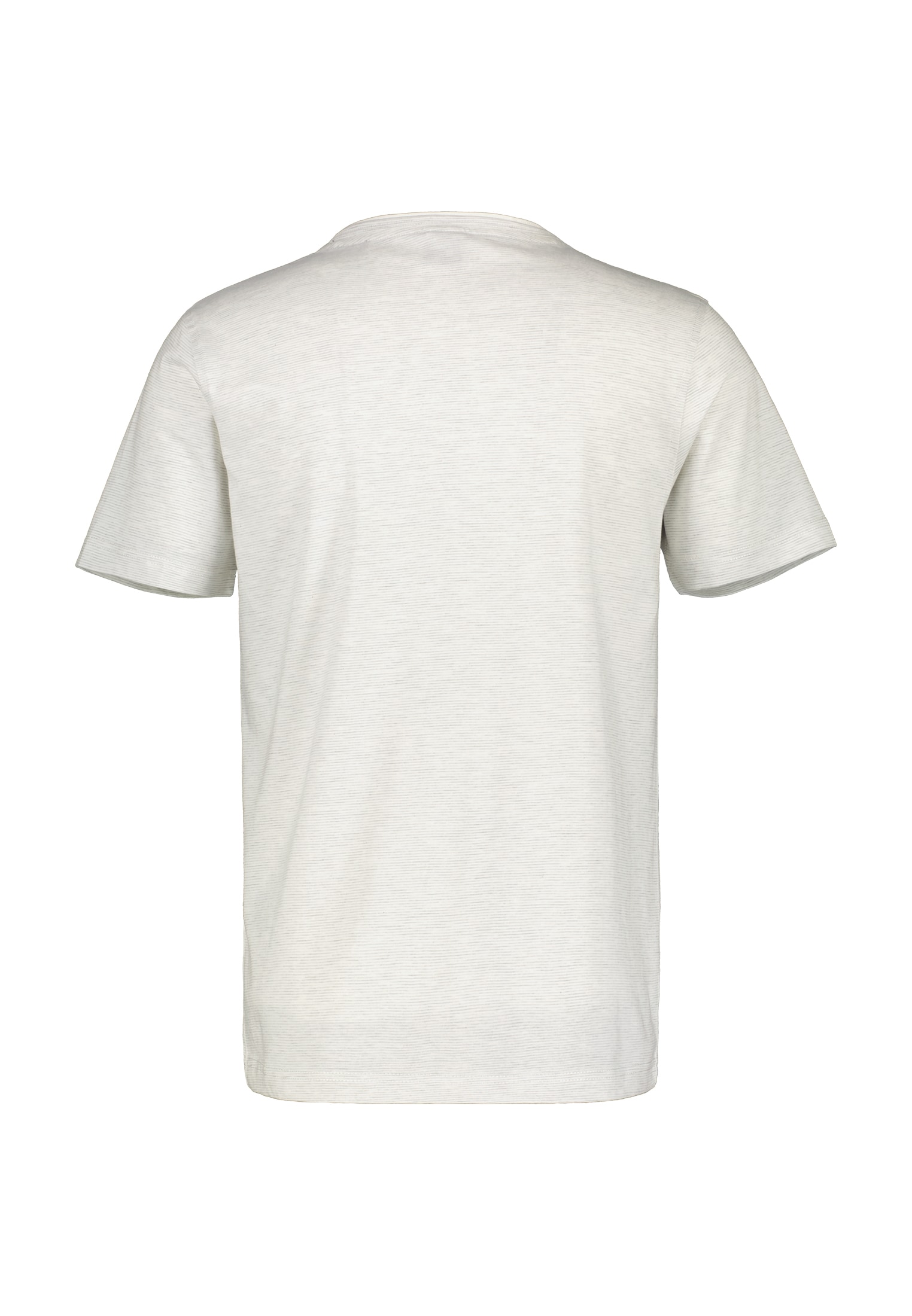 LERROS T-Shirt »LERROS Serafino mit Finelinerstreifen, washed«