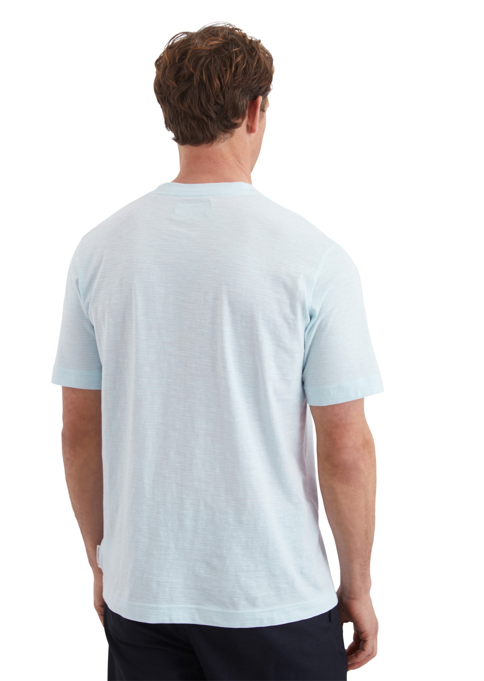 Marc O'Polo T-Shirt »aus gestreiftem Single-Slub-Jersey«