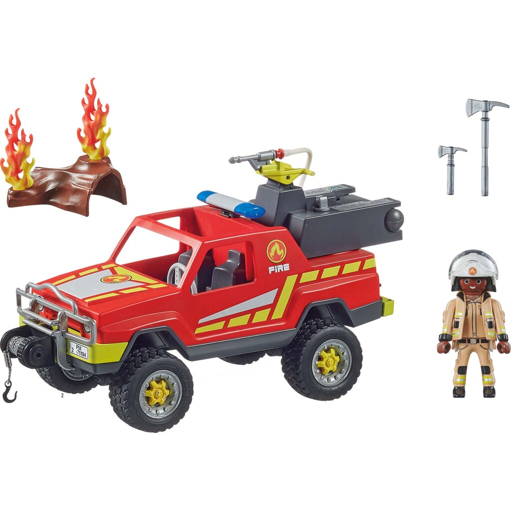 Playmobil® Konstruktions-Spielset »Feuerwehr-Löschtruck (71194), City Action«, (49 St.)