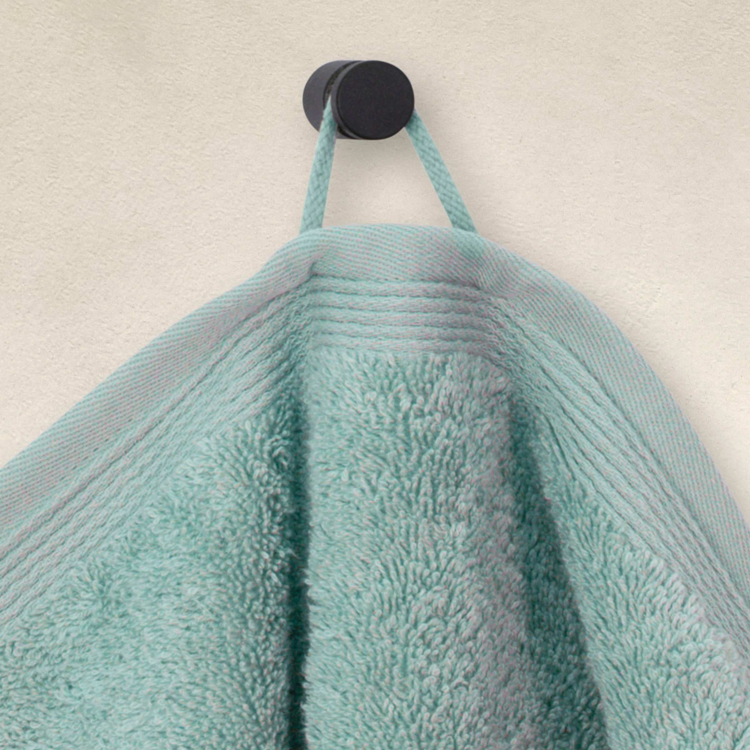 Möve Handtuch »Superwuschel«, (1 St.), Handtuch mit Bordüre, 100% Premium Cotton Baumwolle, einfarbig, weich