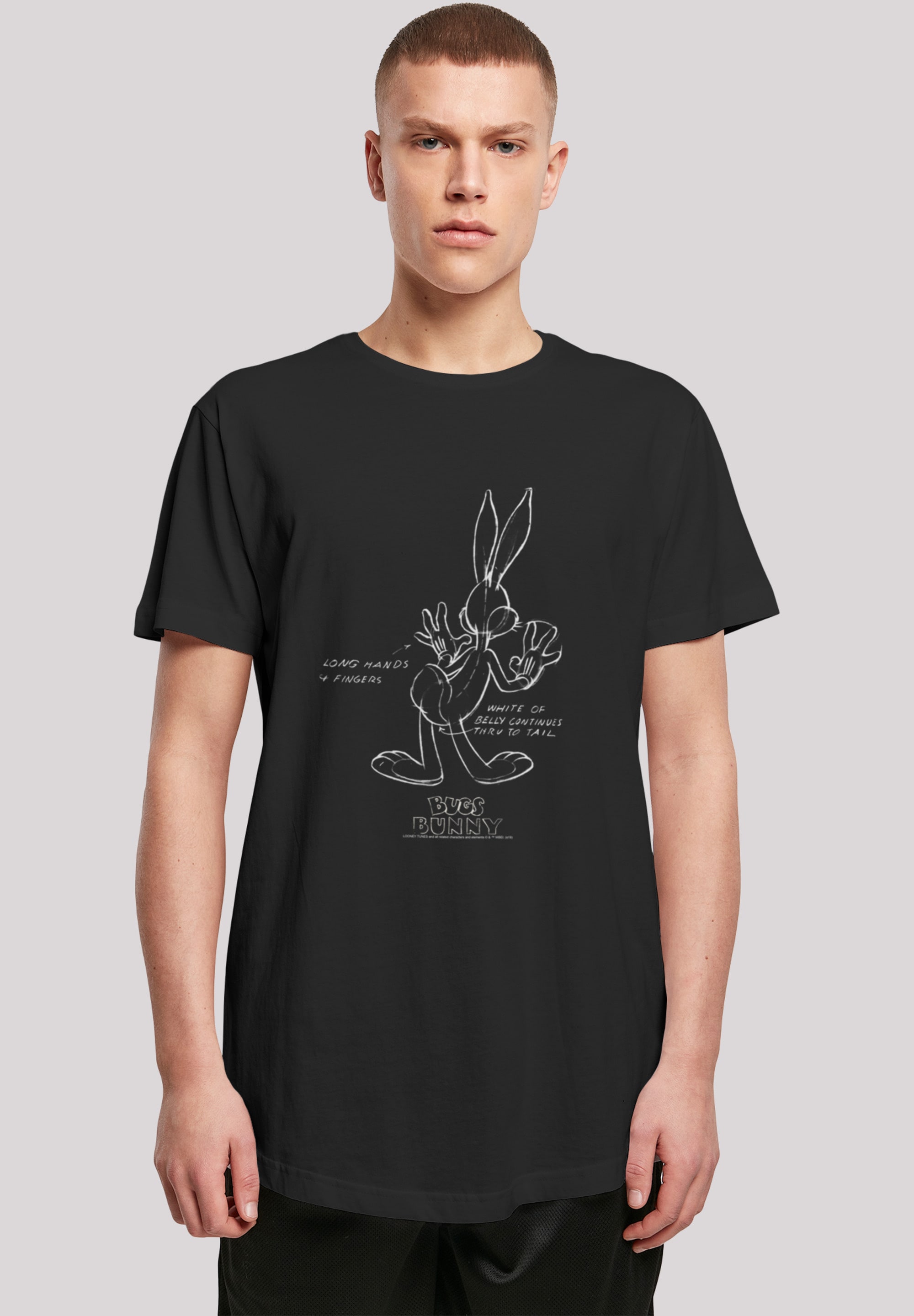 F4NT4STIC T-Shirt "Looney Tunes Bugs Bunny White Belly", Print günstig online kaufen