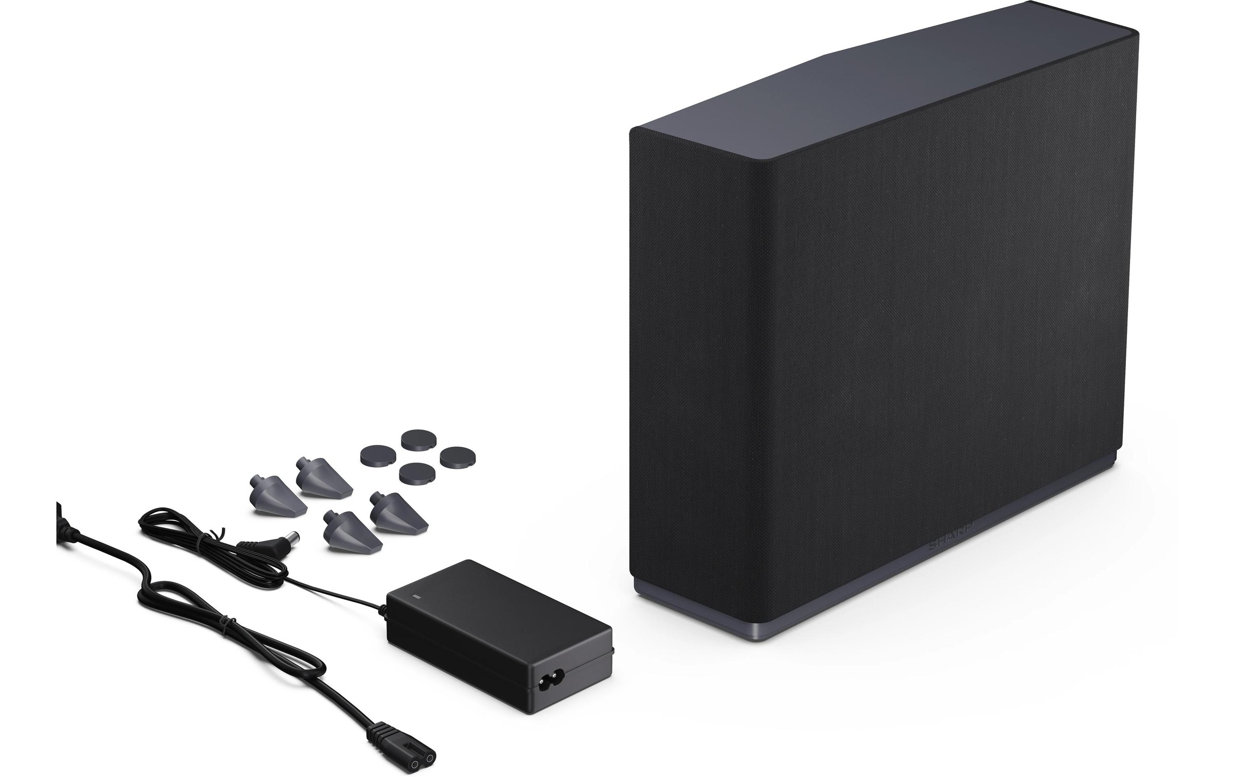 Sharp Subwoofer »CPAWS0101 Schwarz« Mono ( )