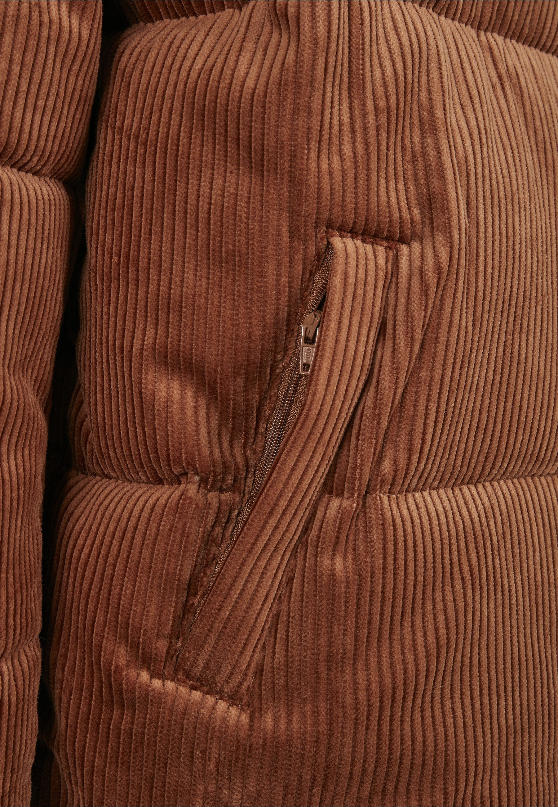 URBAN CLASSICS Winterjacke »Urban Classics Herren Boxy Corduroy Puffer Jacket« 1 Stk. tlg. ohne Kapuze