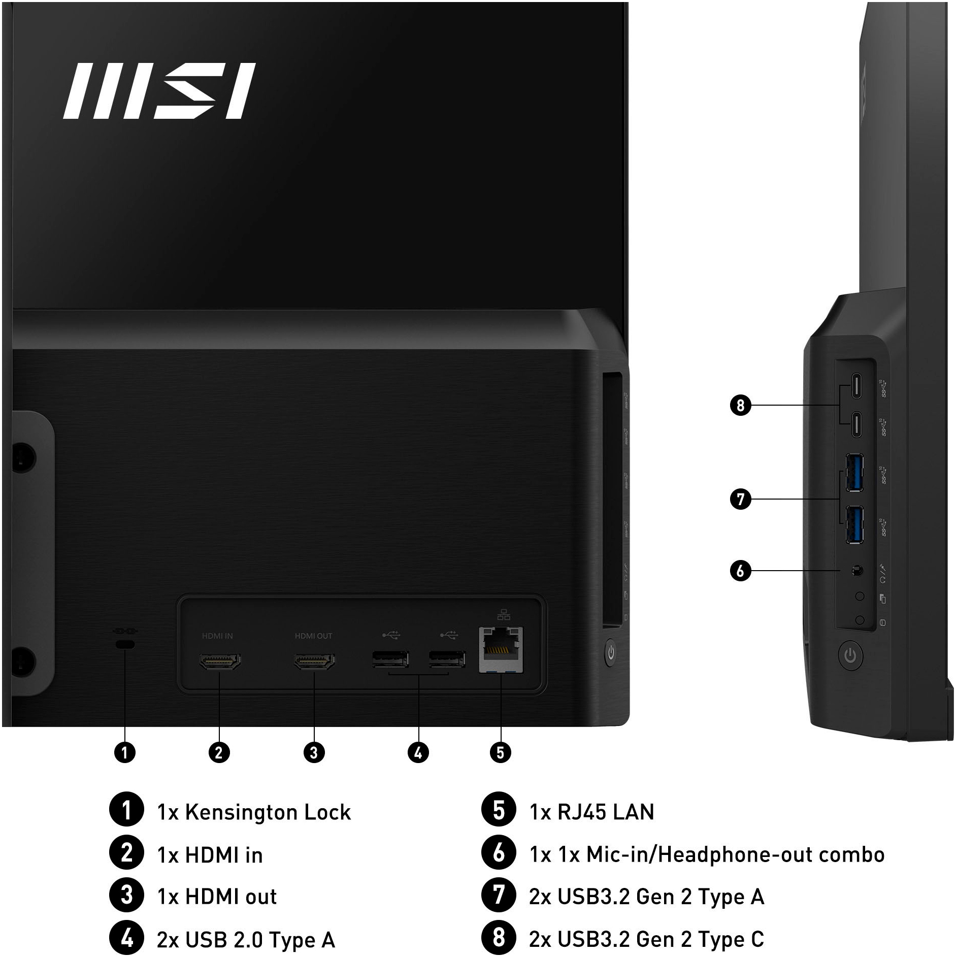 MSI All-in-One PC »Modern AM242P 1M-1203DE«