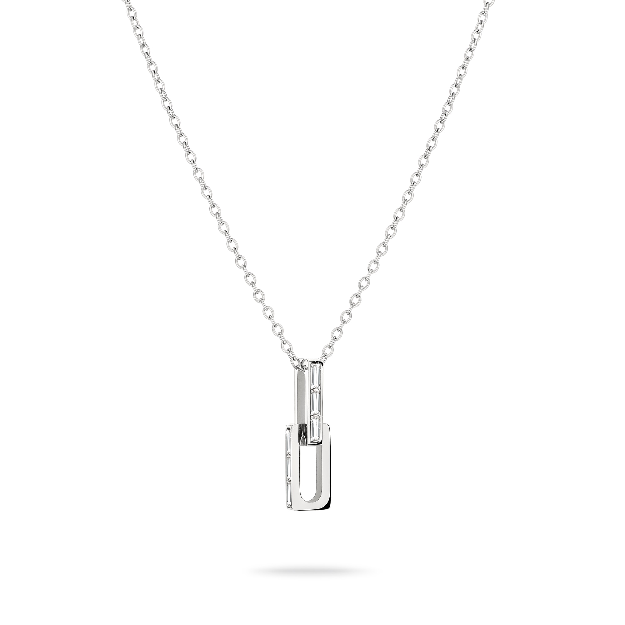 Liebeskind Berlin The Festive Mini Link Sparkle Necklace Silver