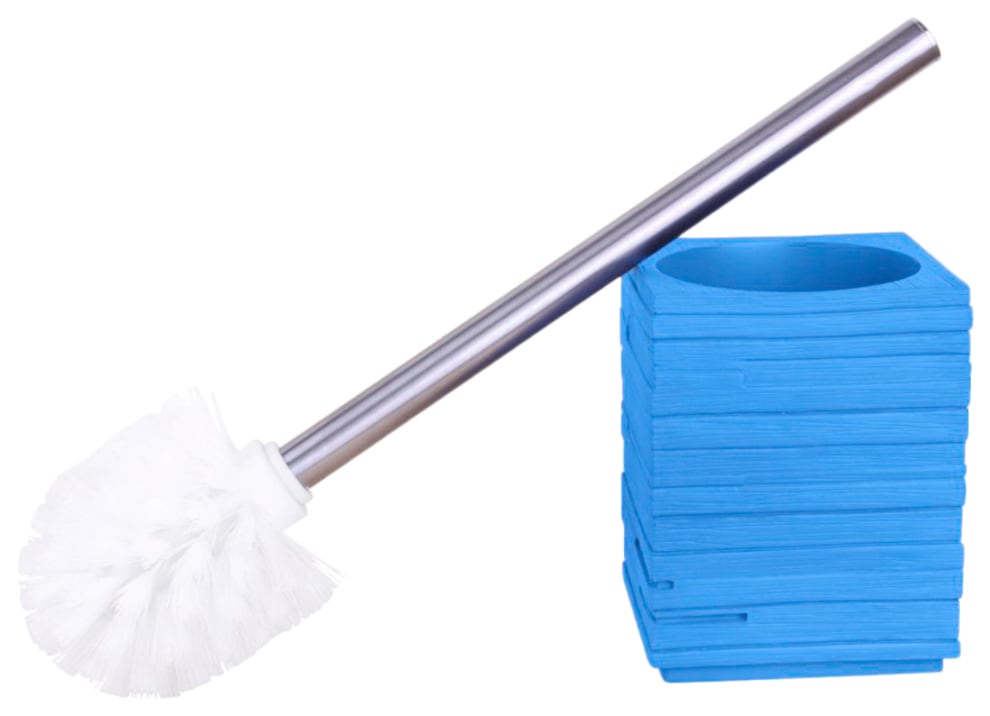 Sanilo Badaccessoire-Set »Calero Blue«, (Kombi-Set, 2 tlg.), bestehend aus Seifenspender und WC-Bürste, geriffelt